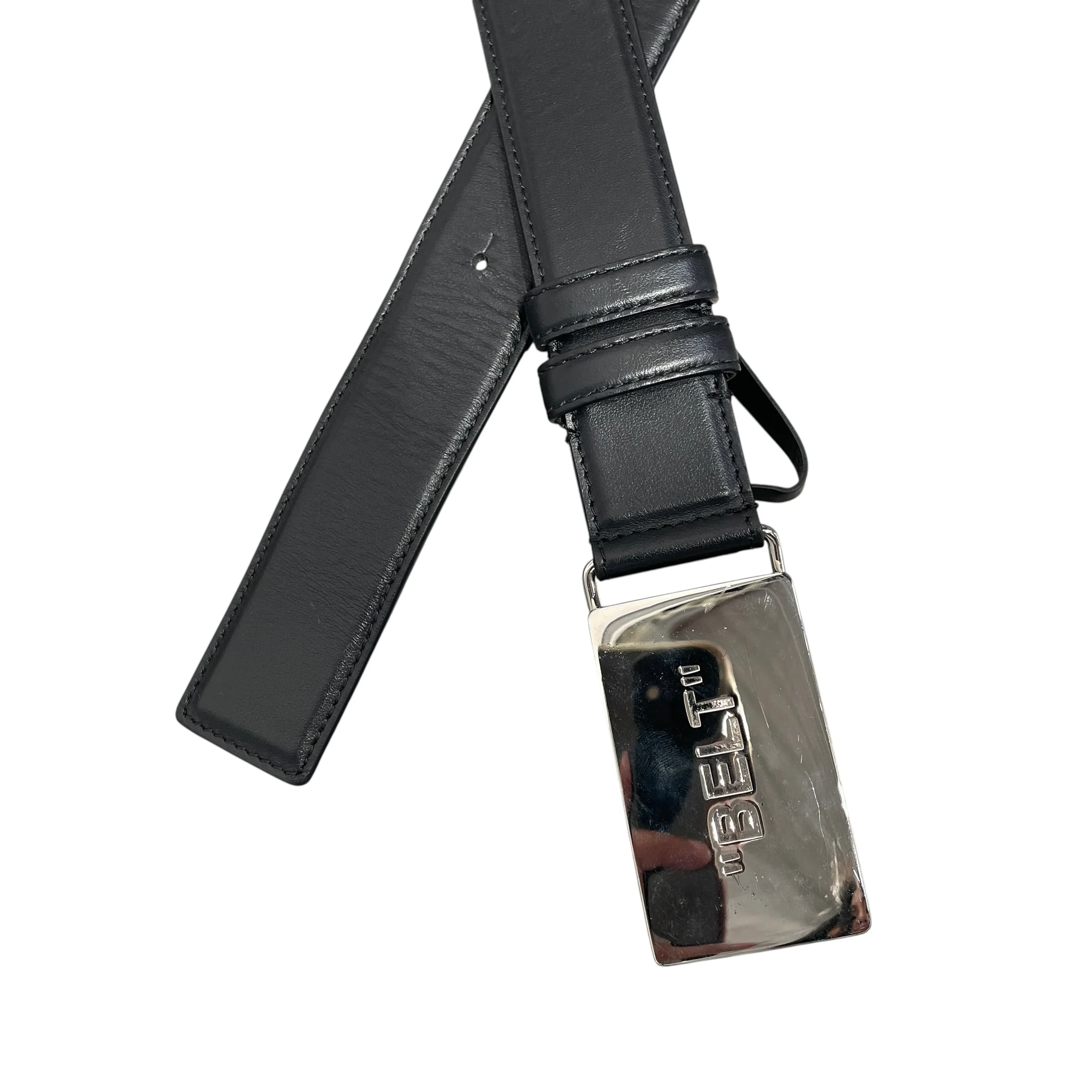 OFF-WHITE/Belt/Leather/BLK/