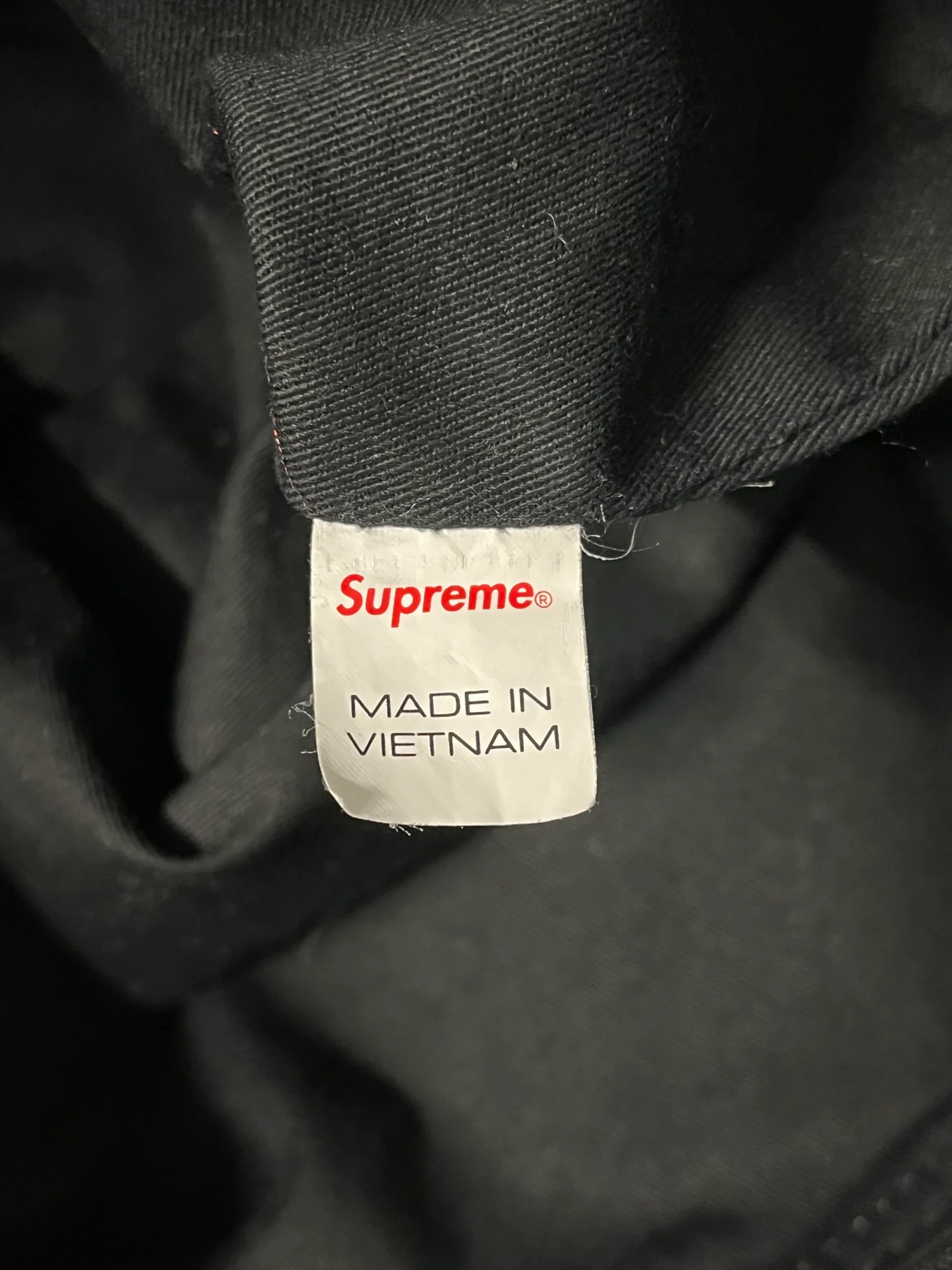 Supreme/Tote Bag/Cotton/BLK/FW20/21 TOTE BAG