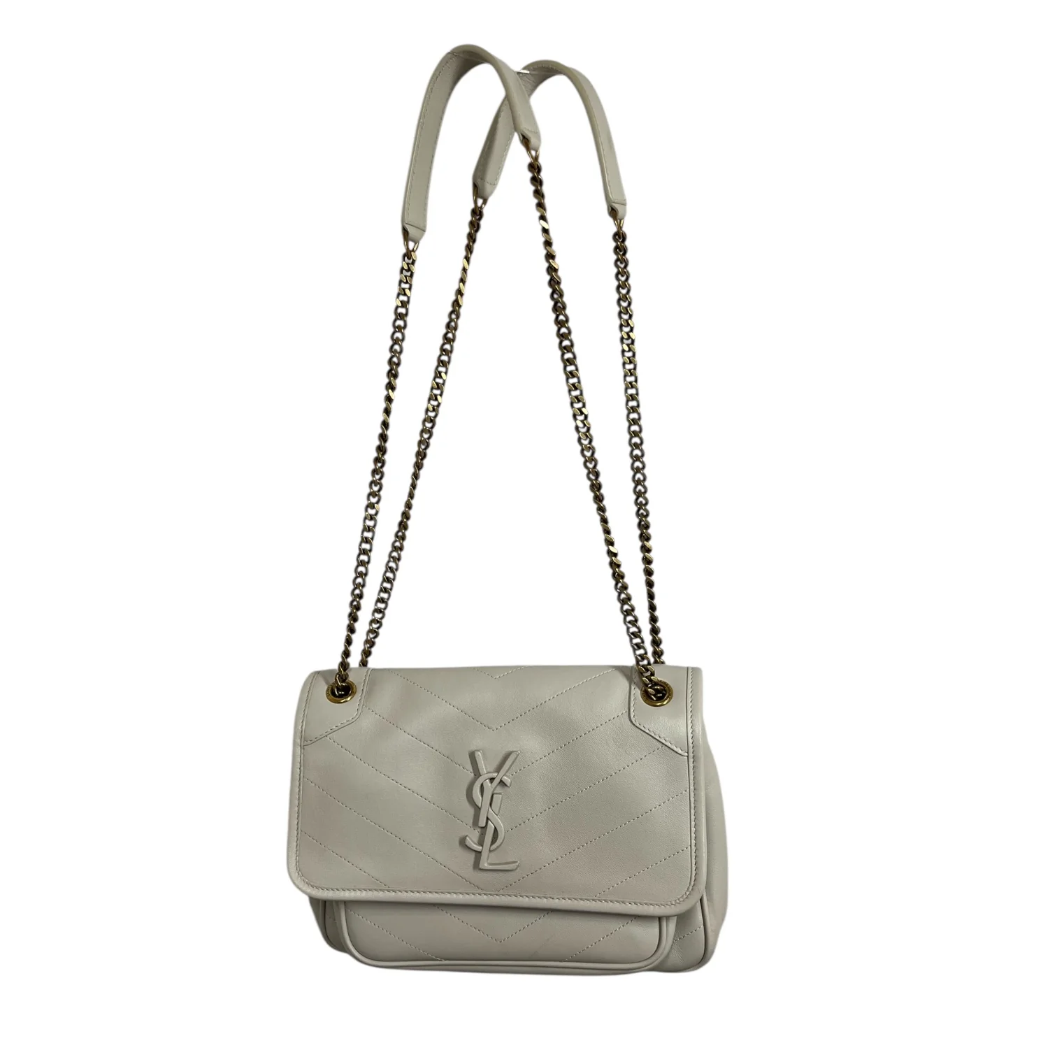 YVES SAINT LAURENT/Bag/Leather/CRM/NIKI SHOULDER BAG