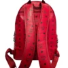 MCM/Backpack/All Over Print/Leather/RED/