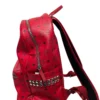 MCM/Backpack/All Over Print/Leather/RED/