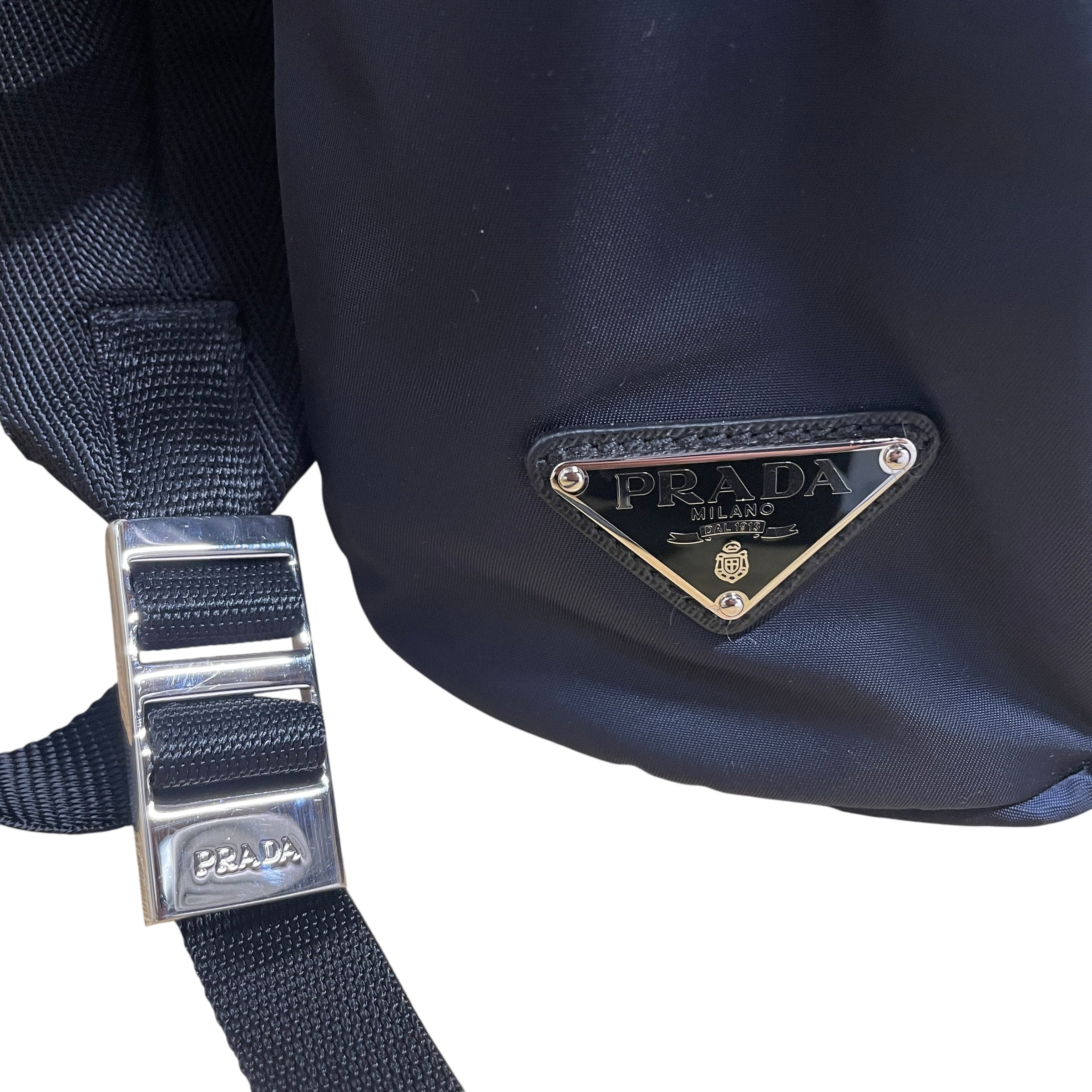 PRADA/Backpack/Nylon/NVY/XT7RDYJ