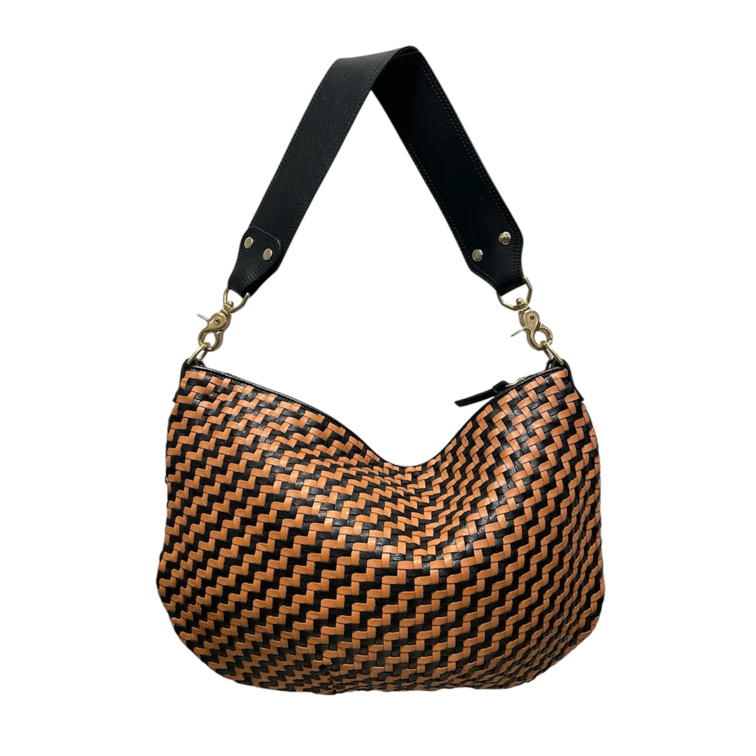 Clare V./Bag/Leather/BLK/moyen messenger