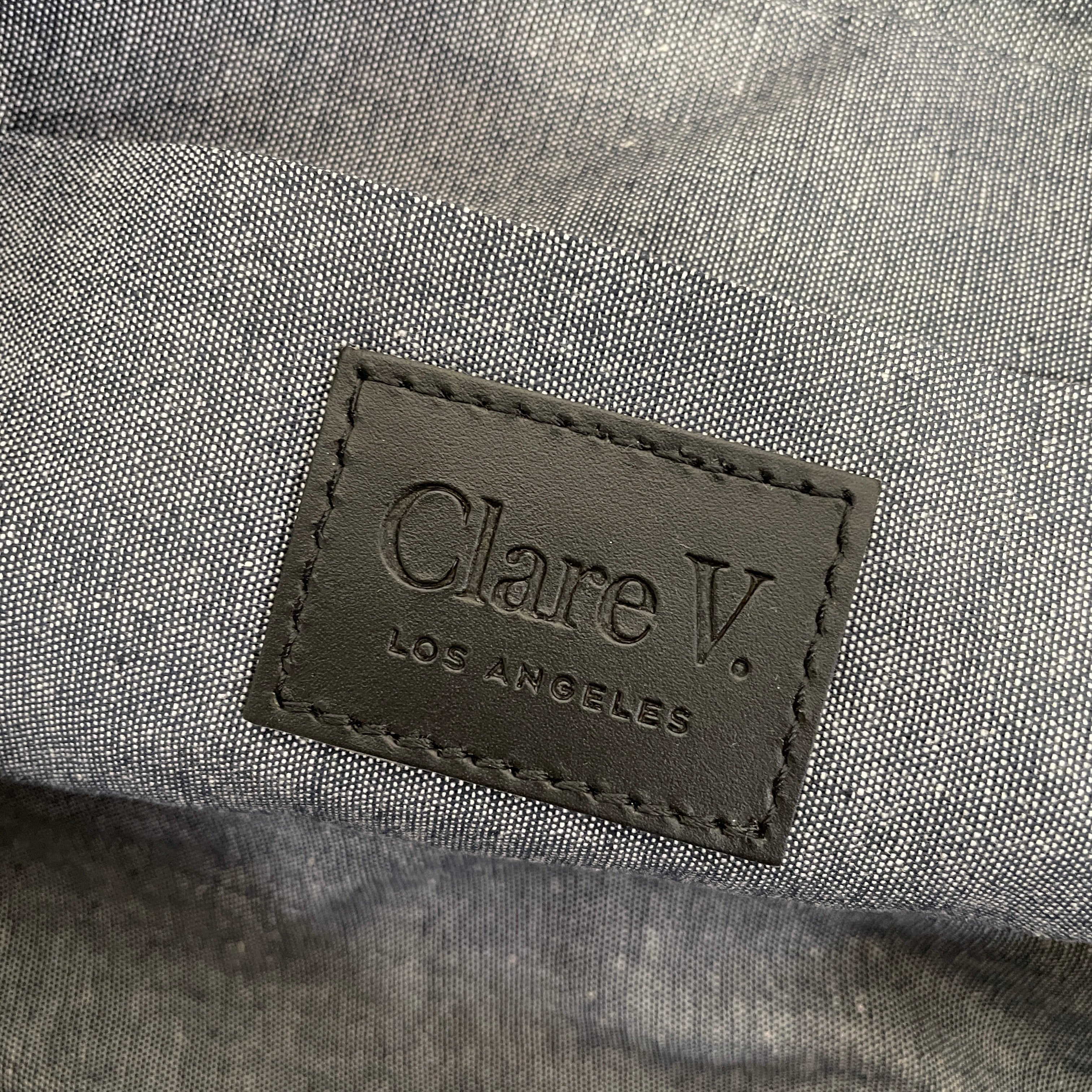 Clare V./Bag/Leather/BLK/moyen messenger