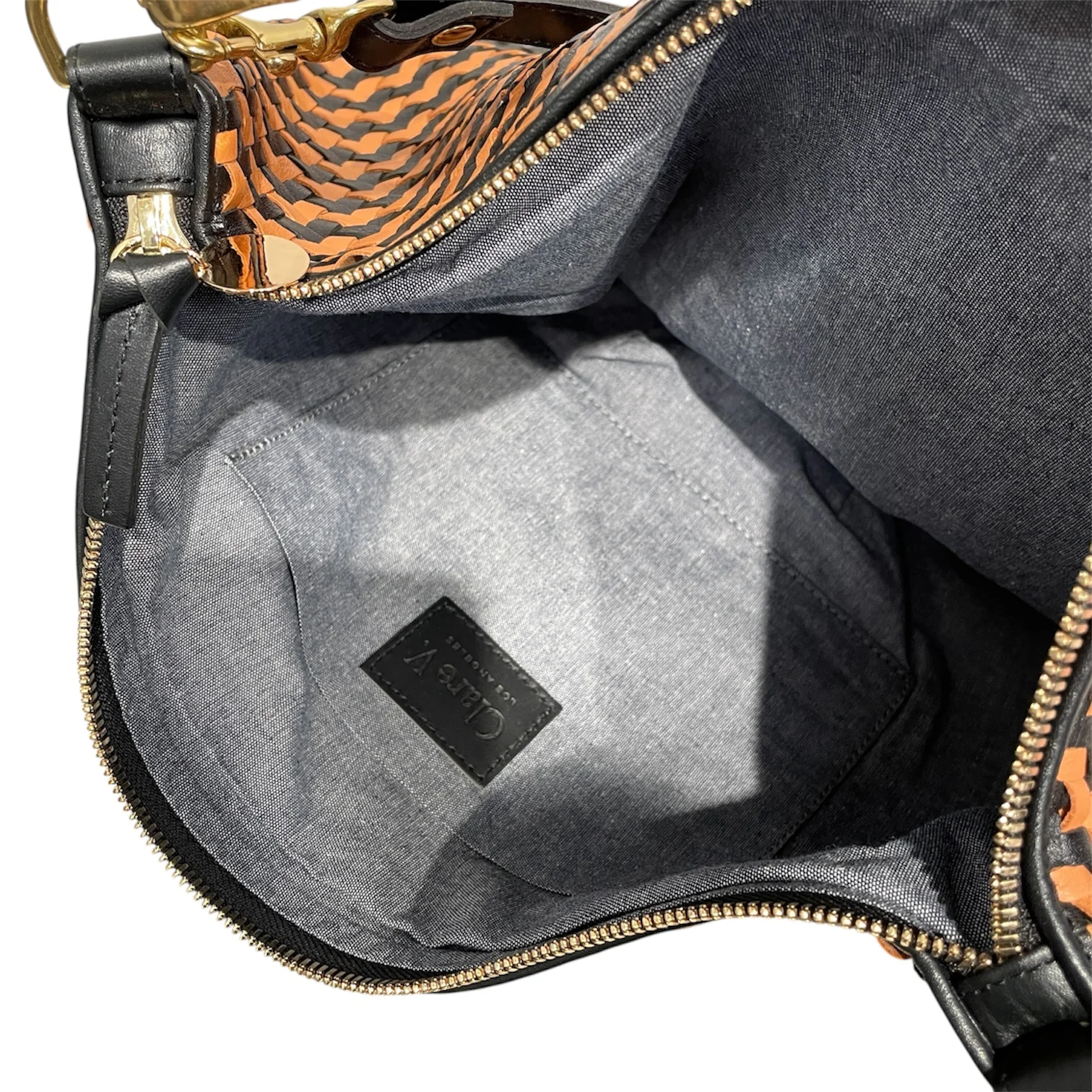 Clare V./Bag/Leather/BLK/moyen messenger
