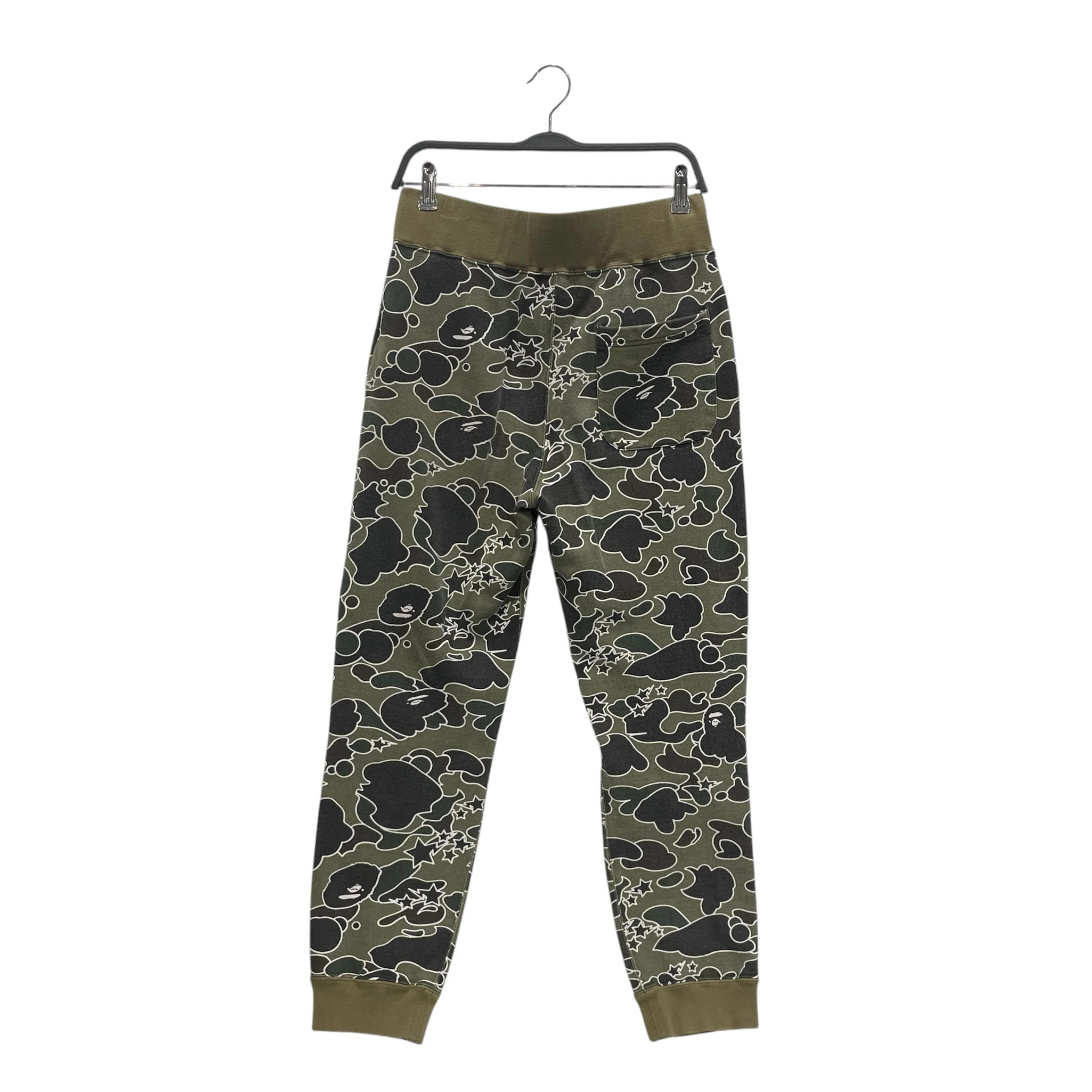 A BATHING APE/Pants/S/Cotton/KHK/Camouflage/