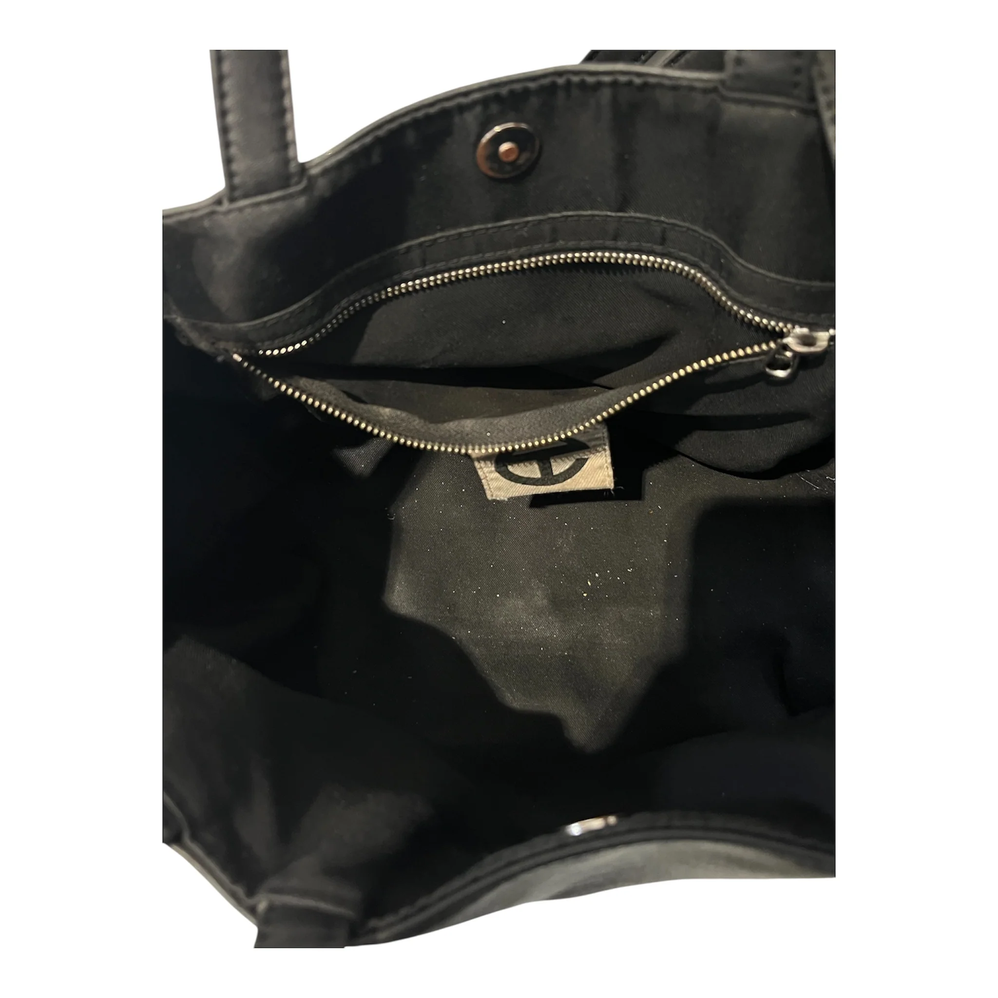 Telfar/Cross Body Bag/Leather/BLK/blk medium logo bag