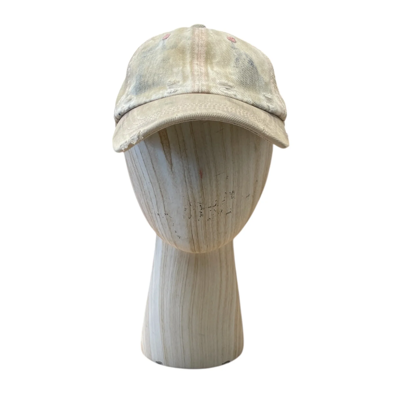 Acne Studios/Cap/OS/Cotton/WHT/Coated Denim Baseball Cap