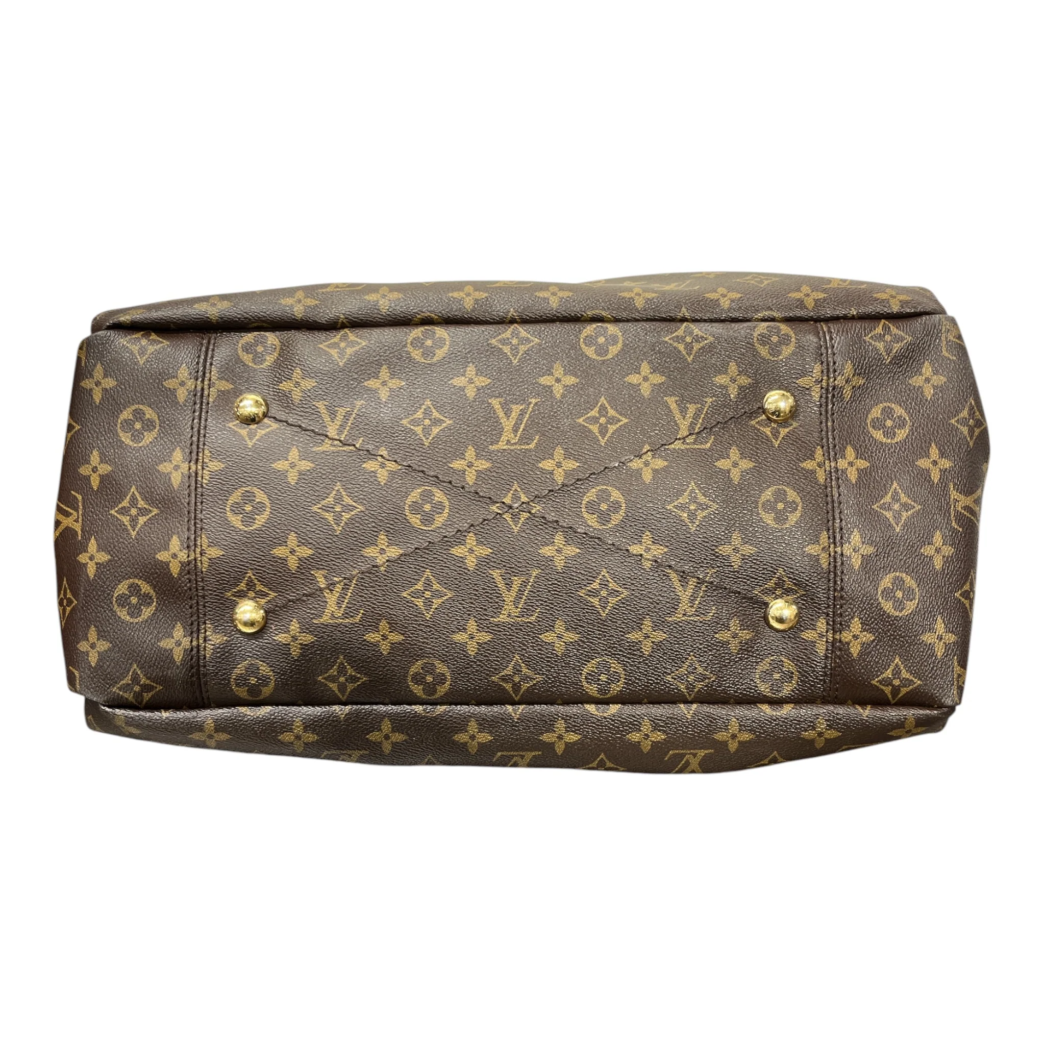 LOUIS VUITTON/Hand Bag/Monogram/Cotton/BRW/artsy MM