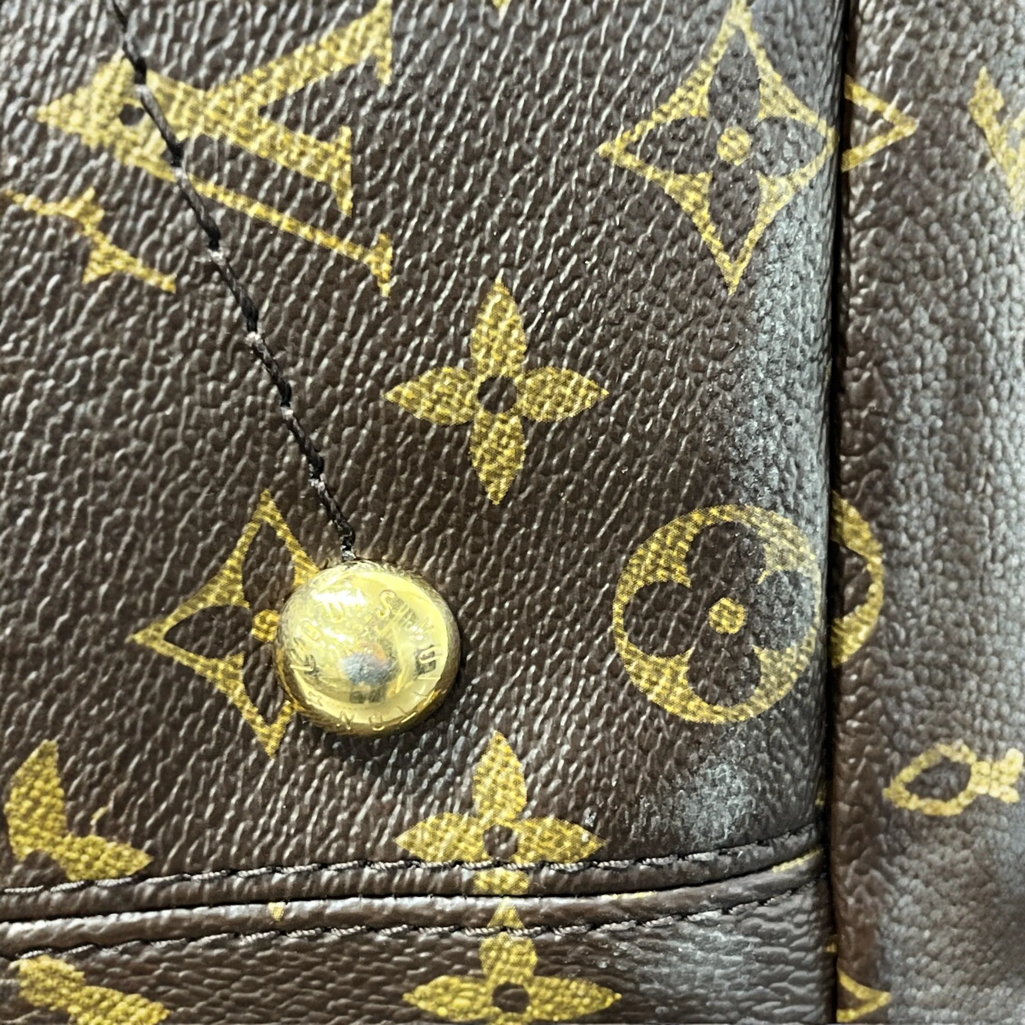 LOUIS VUITTON/Hand Bag/Monogram/Cotton/BRW/artsy MM