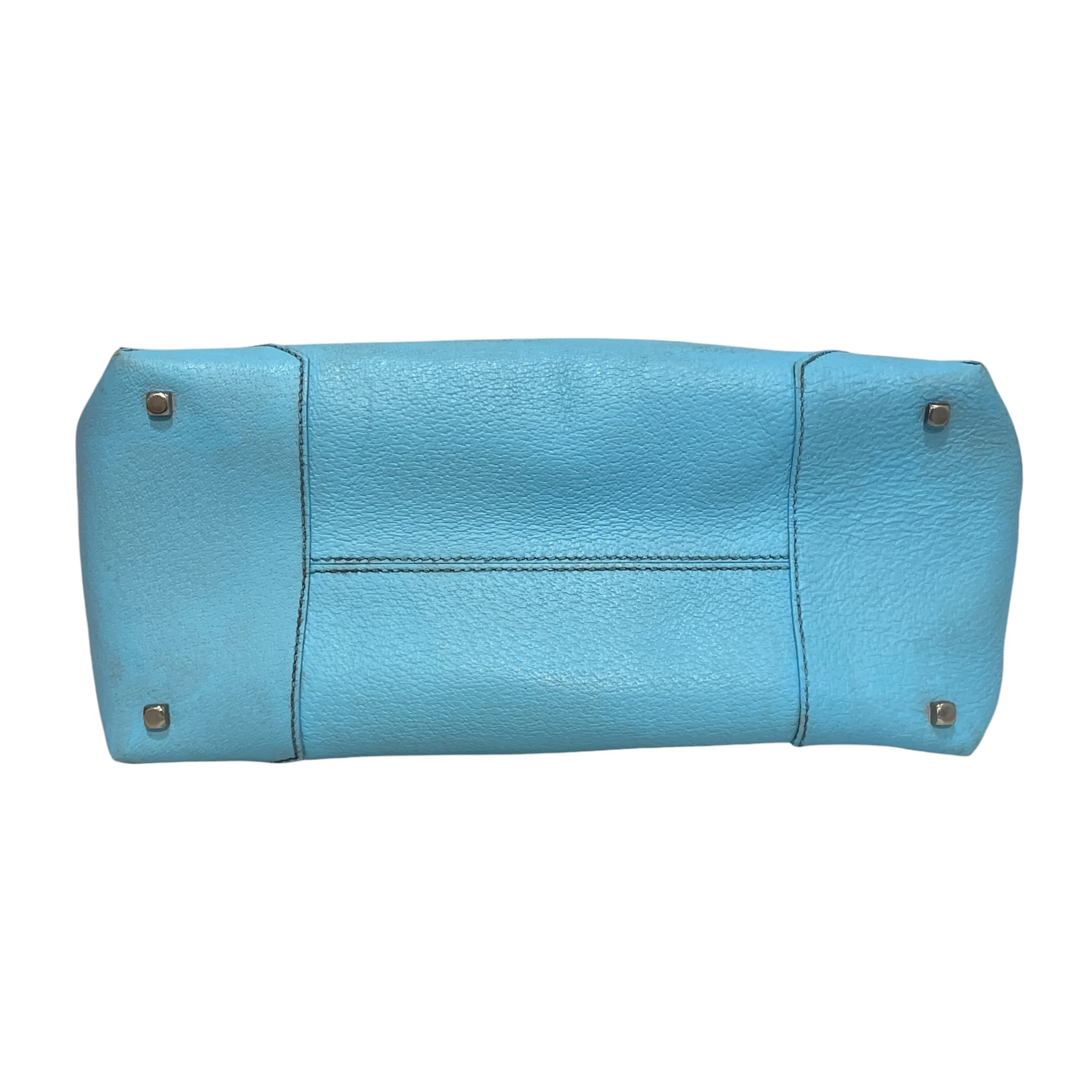 Salvatore Ferragamo/Tote Bag/Leather/BLU/Leather Top Handle Plain Bag