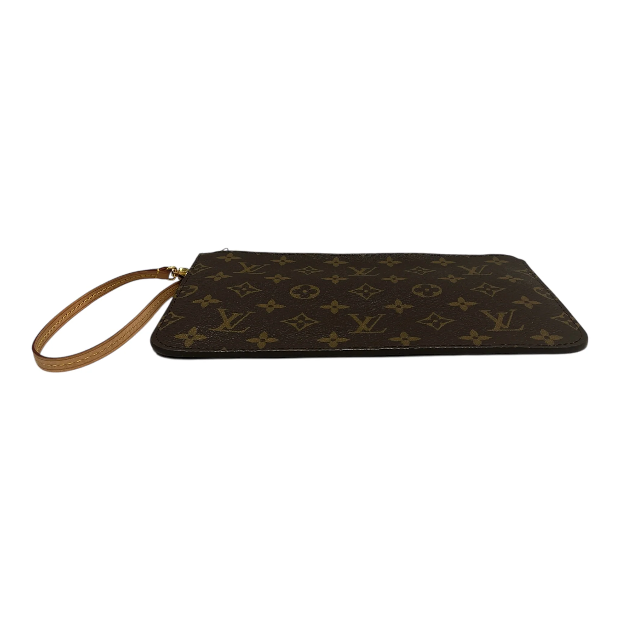 LOUIS VUITTON/Pouch/Monogram/Leather/BRW/NEVERFULL POCHETTE
