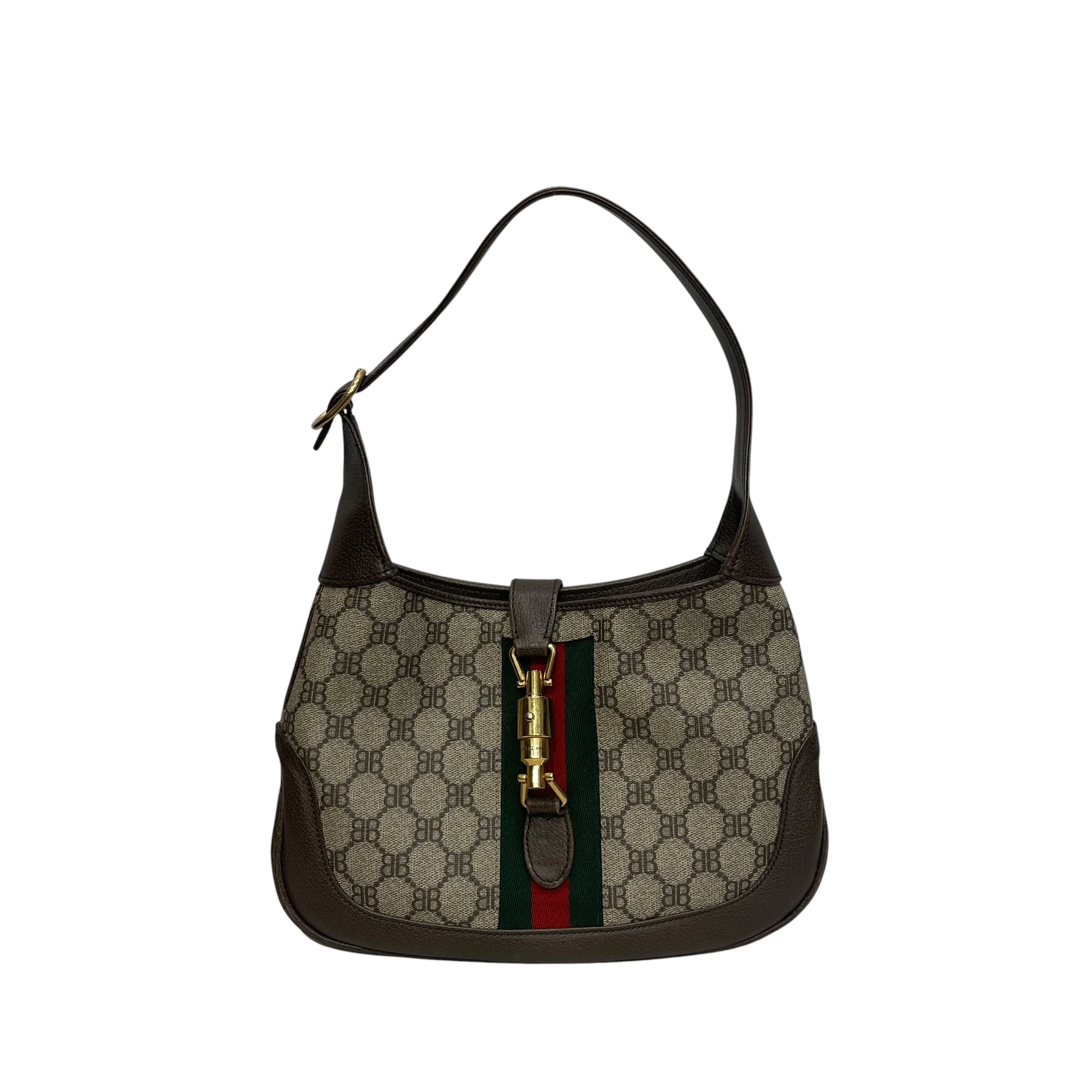 GUCCI/BALENCIAGA/Hand Bag/All Over Print/Leather/BRW/HACKER HOBO BAG