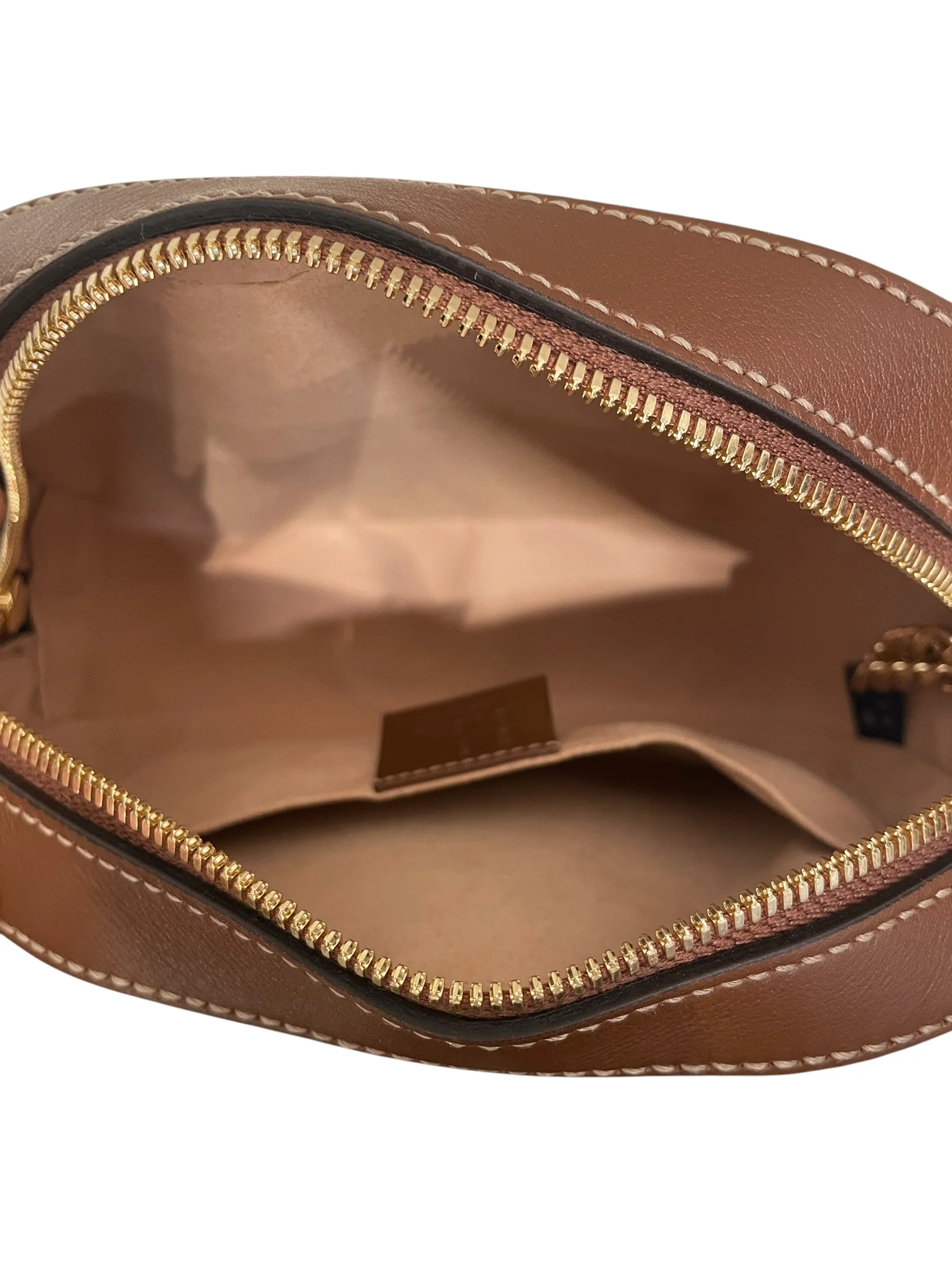 GUCCI/Cross Body Bag/Monogram/Leather/BRW/CROSS BODY COATED CANVAS