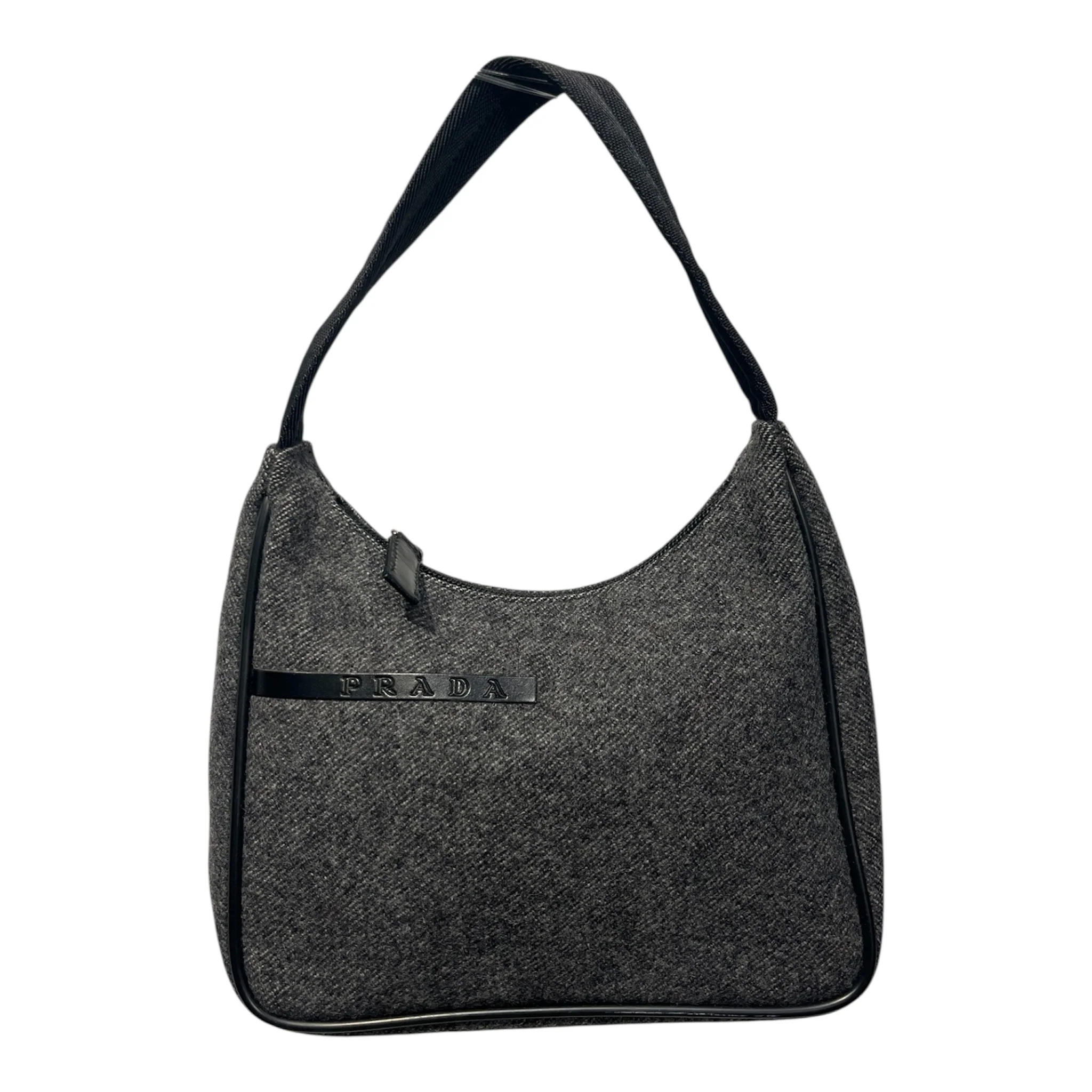 3245-prada-bag-wool-gry-sport-shoulder-bag-blk-trim-1.webp PRADA/Bag/Wool/GRY/SPORT SHOULDER BAG, BLK TRIM