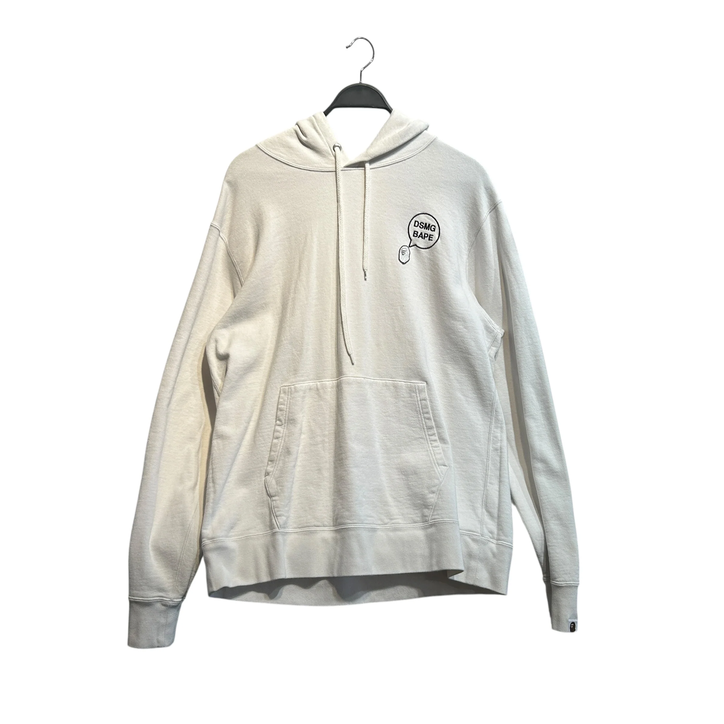 A BATHING APE/Hoodie/XXL/Cotton/WHT/DSMG BAPE