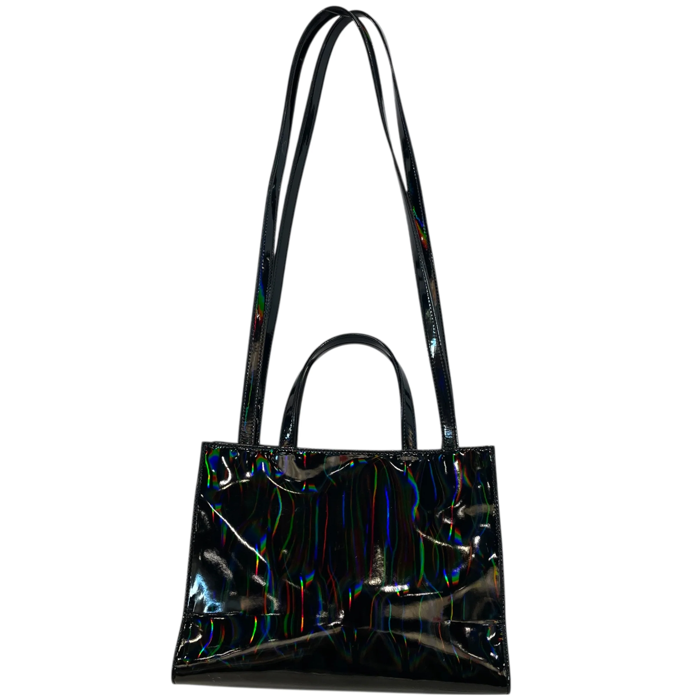 Telfar/Cross Body Bag/Iridescent/BLK/Rainbow Black