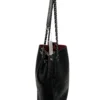 CHANEL/Tote Bag/Leather/BLK/
