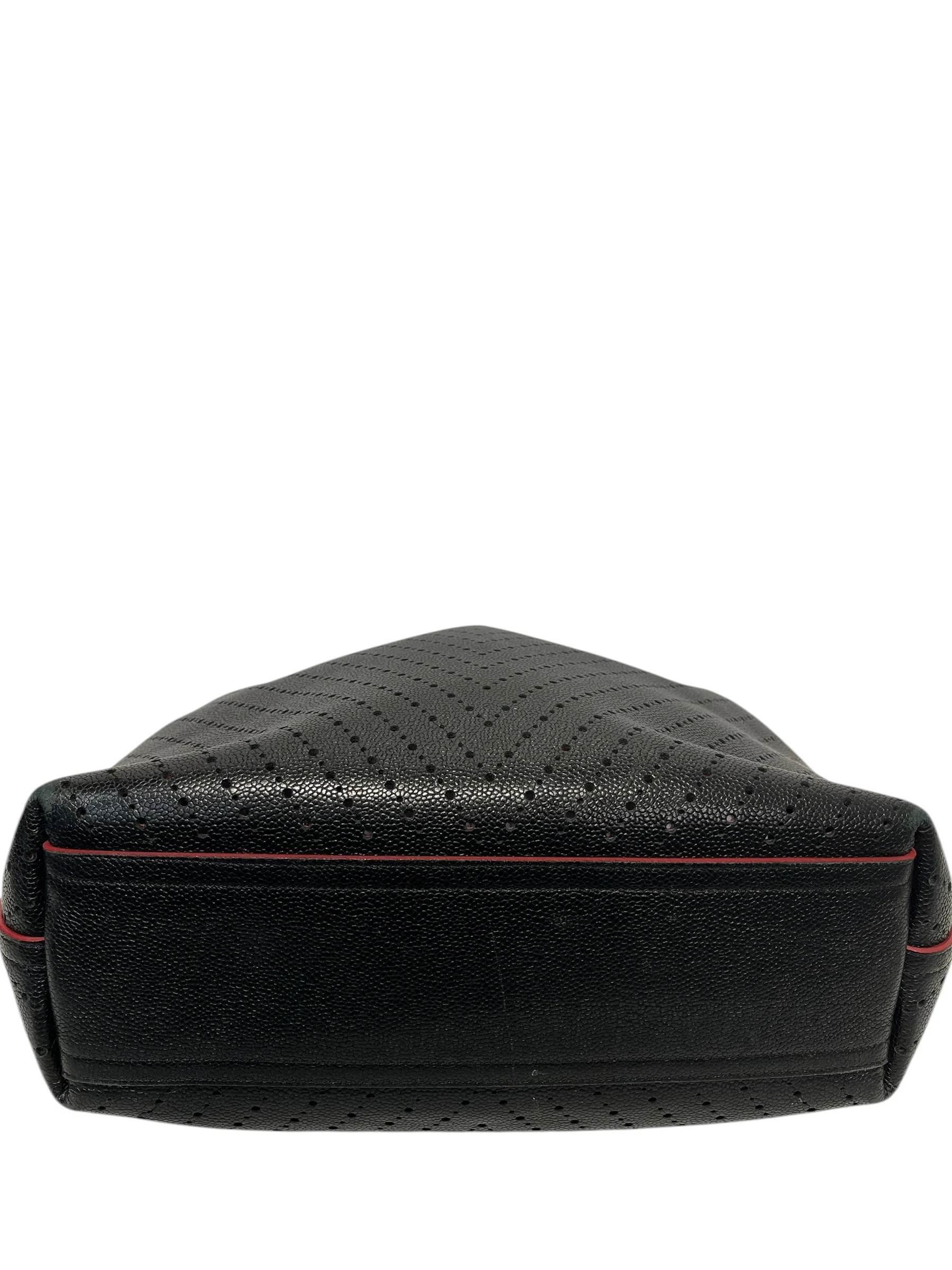 CHANEL/Tote Bag/Leather/BLK/