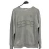 A BATHING APE/Sweatshirt/M/Graphic/Cotton/GRY/Pullover/DIGITAL MONOCHROME LOGO PRINT