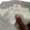 A BATHING APE/Sweatshirt/M/Graphic/Cotton/GRY/Pullover/DIGITAL MONOCHROME LOGO PRINT