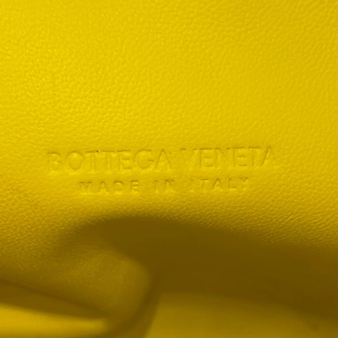 BOTTEGA VENETA/Tote Bag/Cotton/YEL/SPONGE POUCH CLOTH BAG
