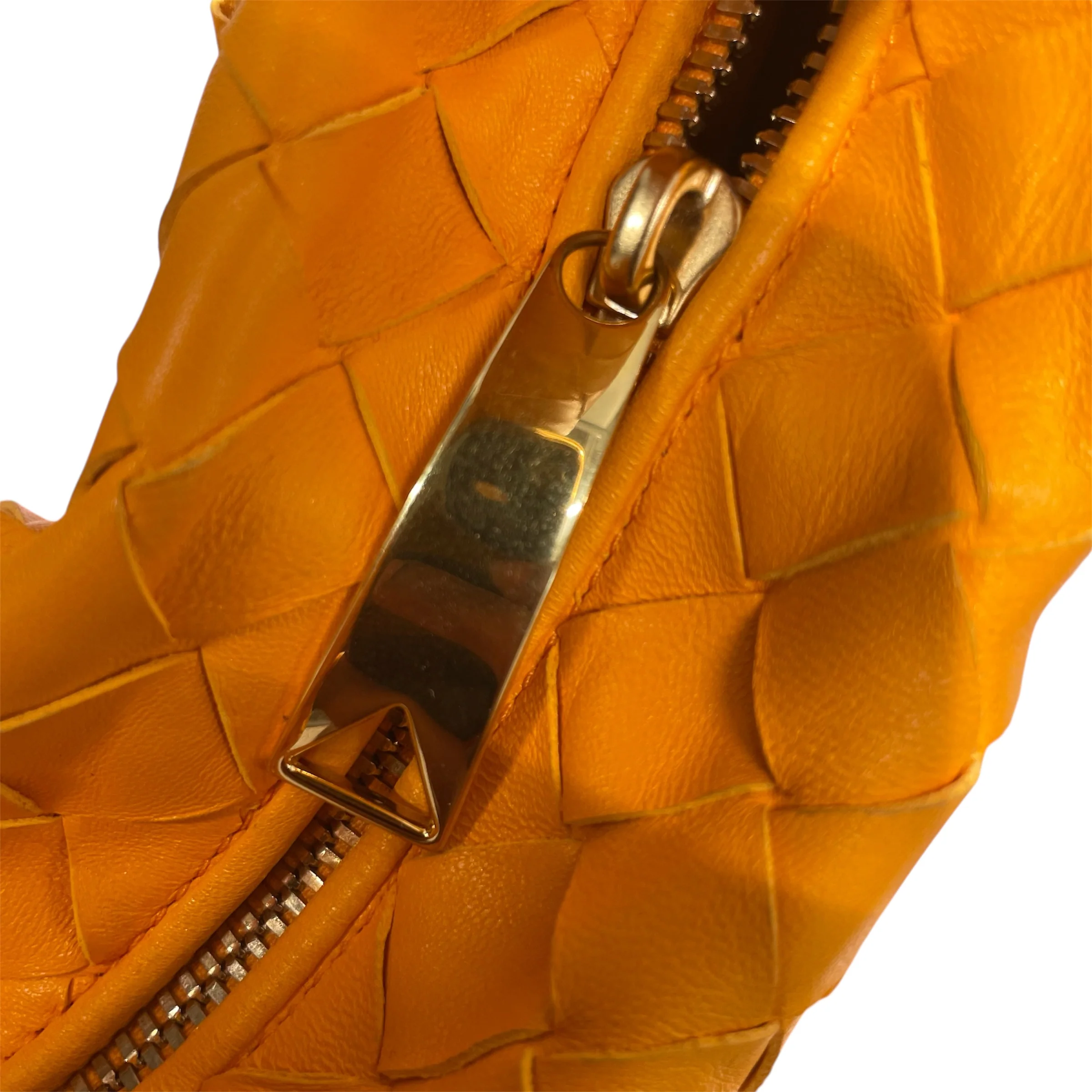 BOTTEGA VENETA/Hand Bag/Leather/ORN/SMALL WOVEN HAND BAG