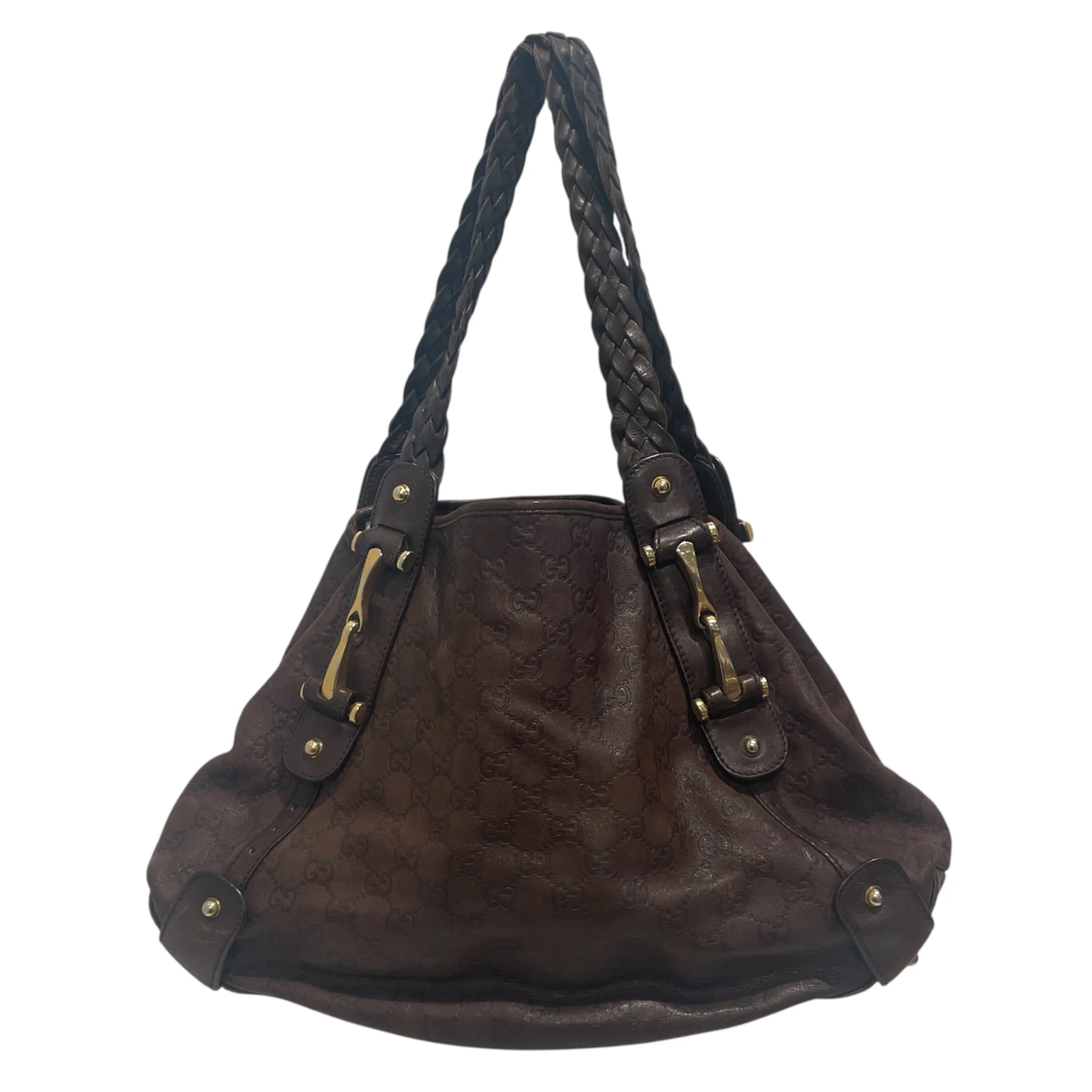 GUCCI/Bag/Leather/BRW/Guccissima Leather Bag