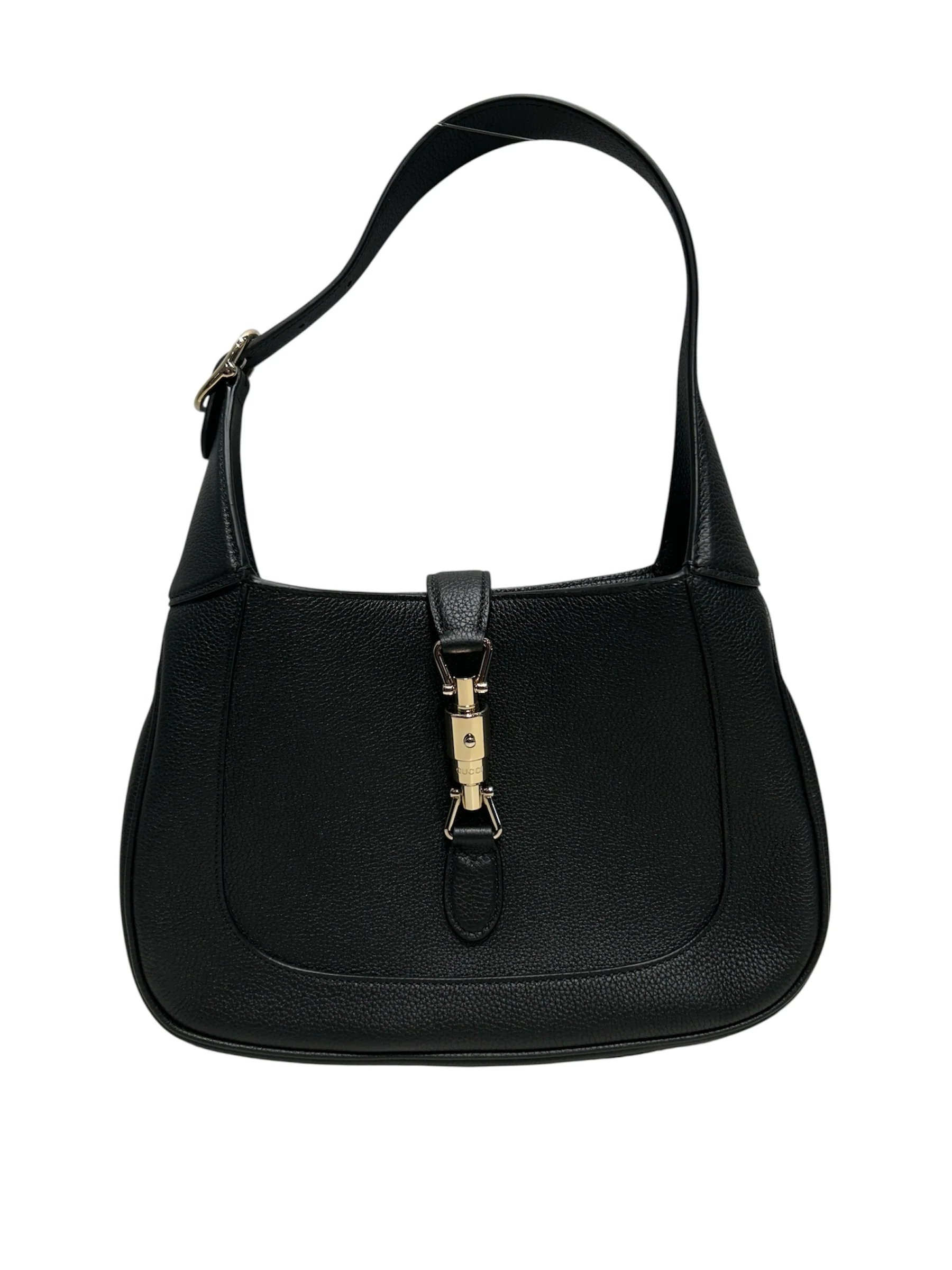 GUCCI/Bag/Leather/BLK/JACKIE LOCK PURSE