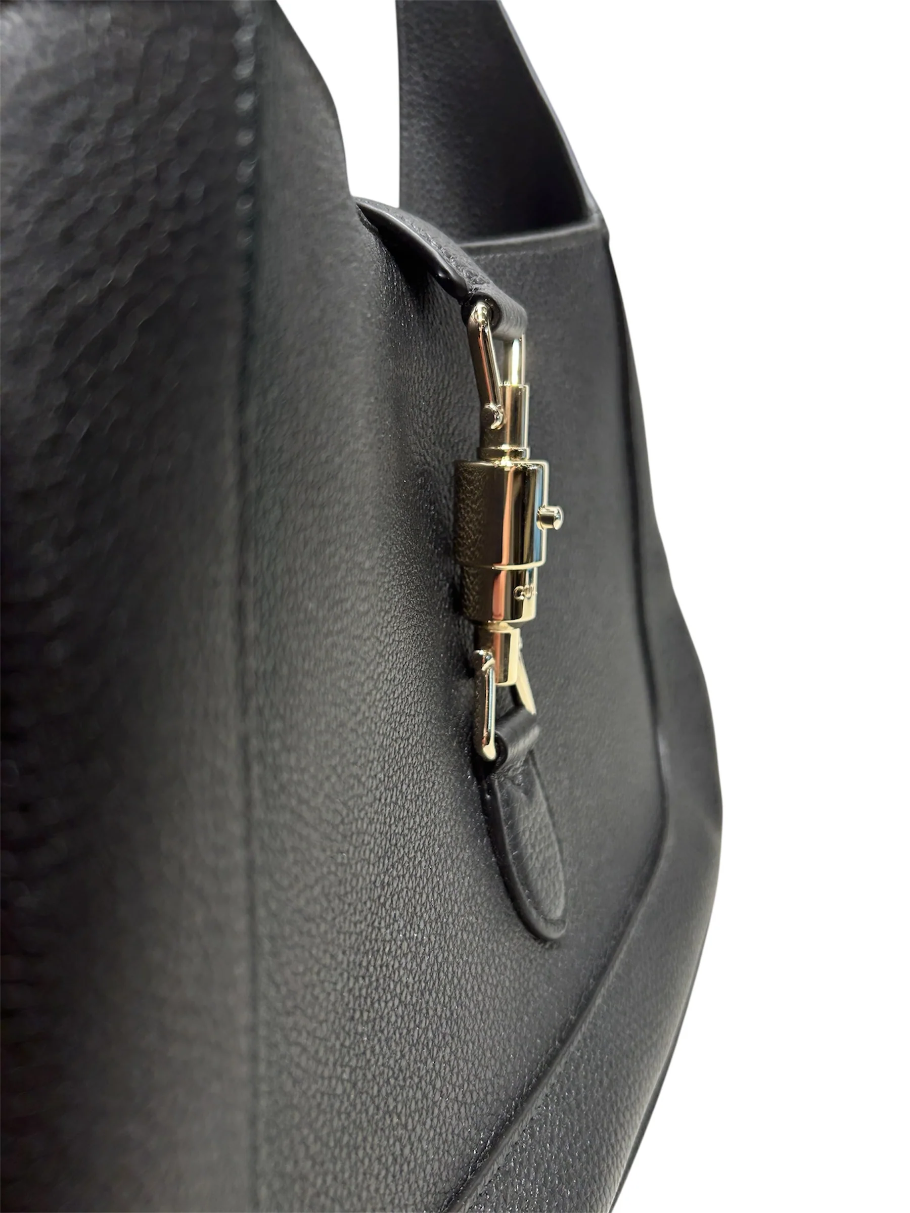 GUCCI/Bag/Leather/BLK/JACKIE LOCK PURSE