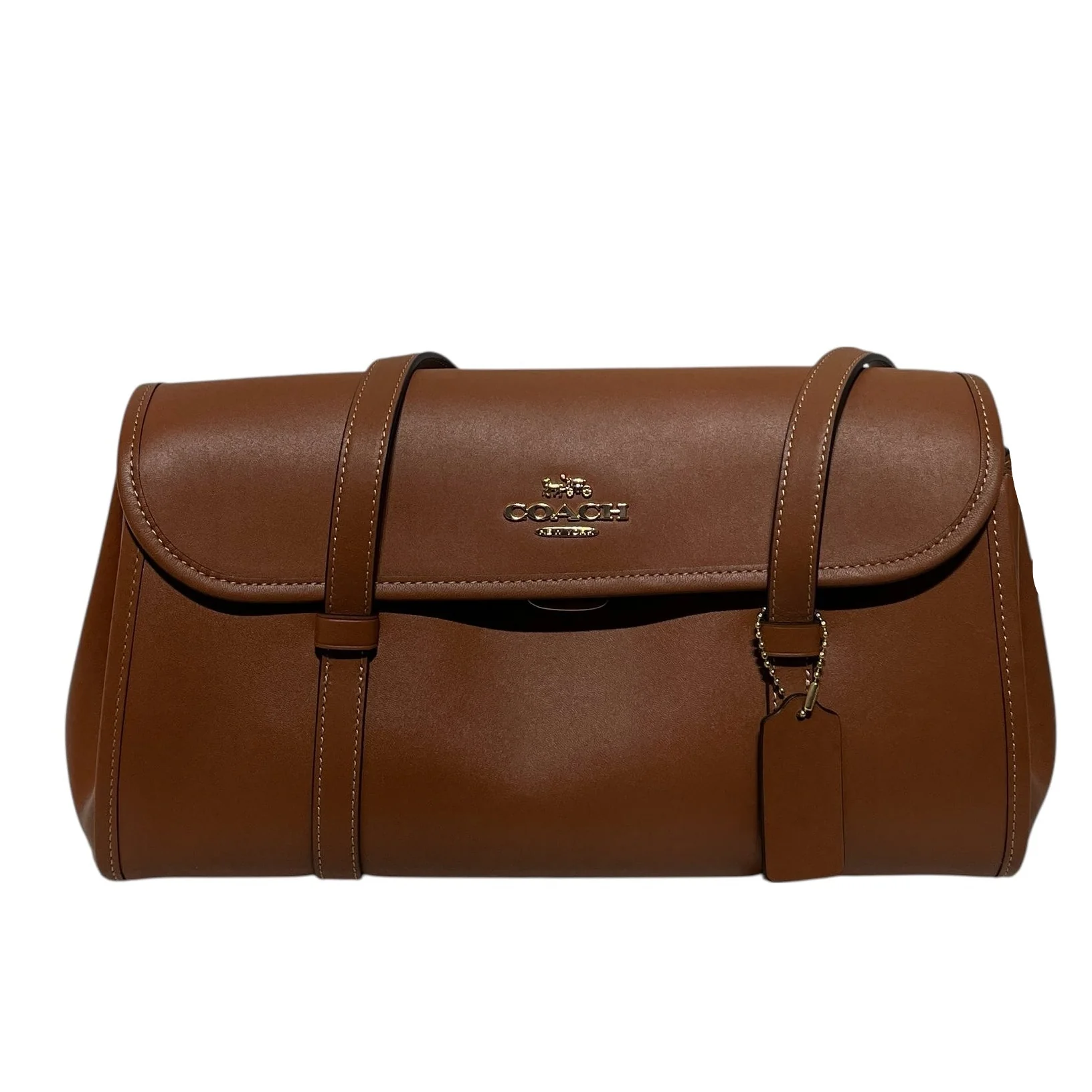 COACH/Bag/Leather/BRW/BRIDGET FLAP BAG