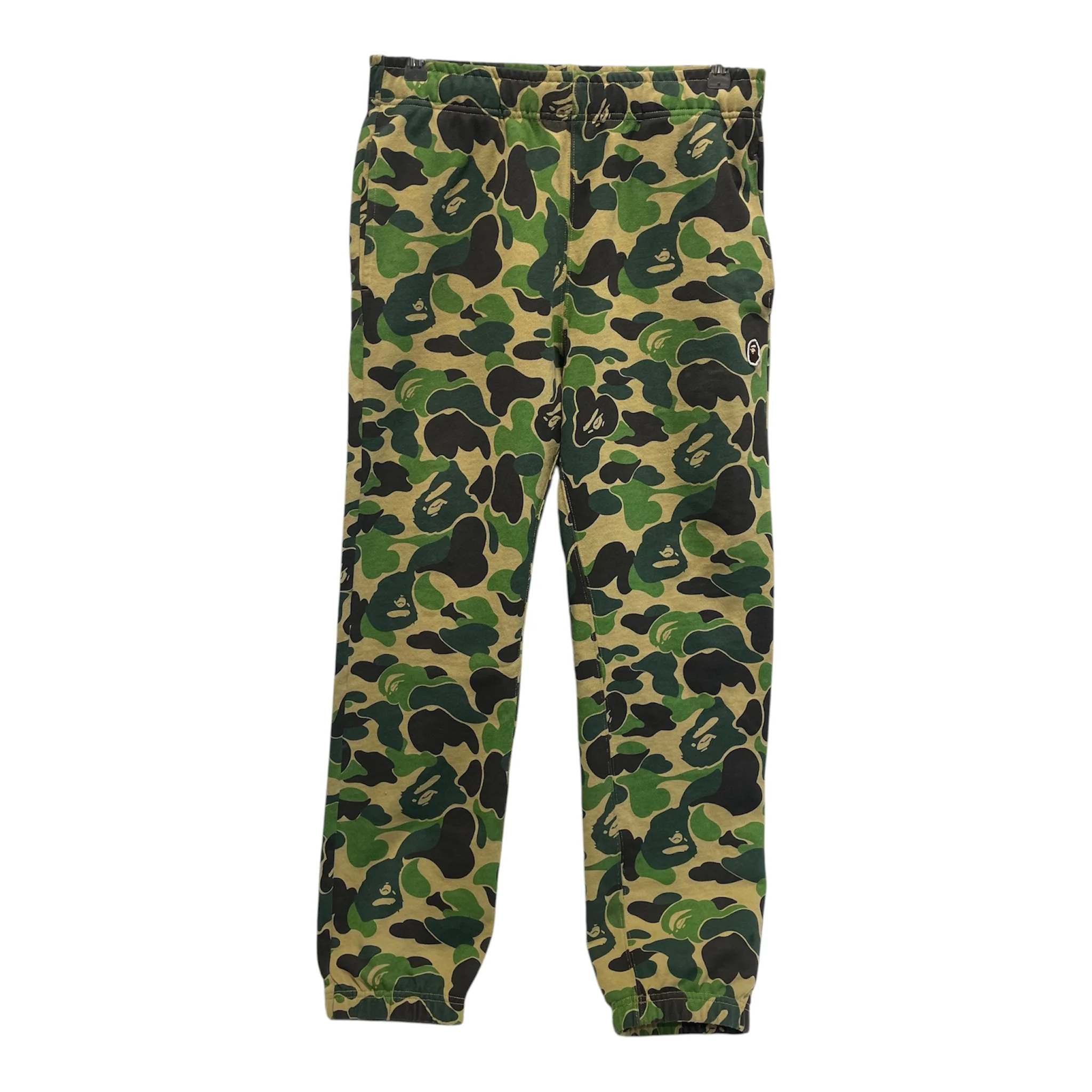 A BATHING APE/Pants/M/Cotton/GRN/Camouflage/ABC Camo Sweatpants