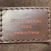 LOUIS VUITTON/Hand Bag/Glen Check/Leather/BRW/DAMIER EBENE PORTOBELLO
