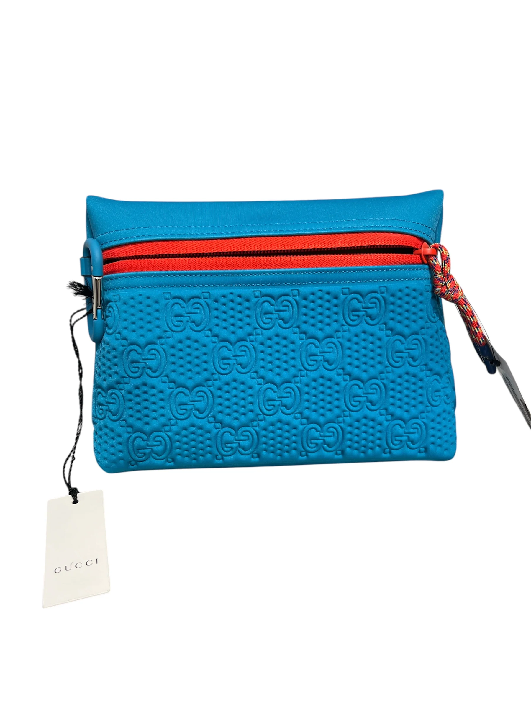 GUCCI/Pouch/Monogram/BLU/SCUBA POUCH