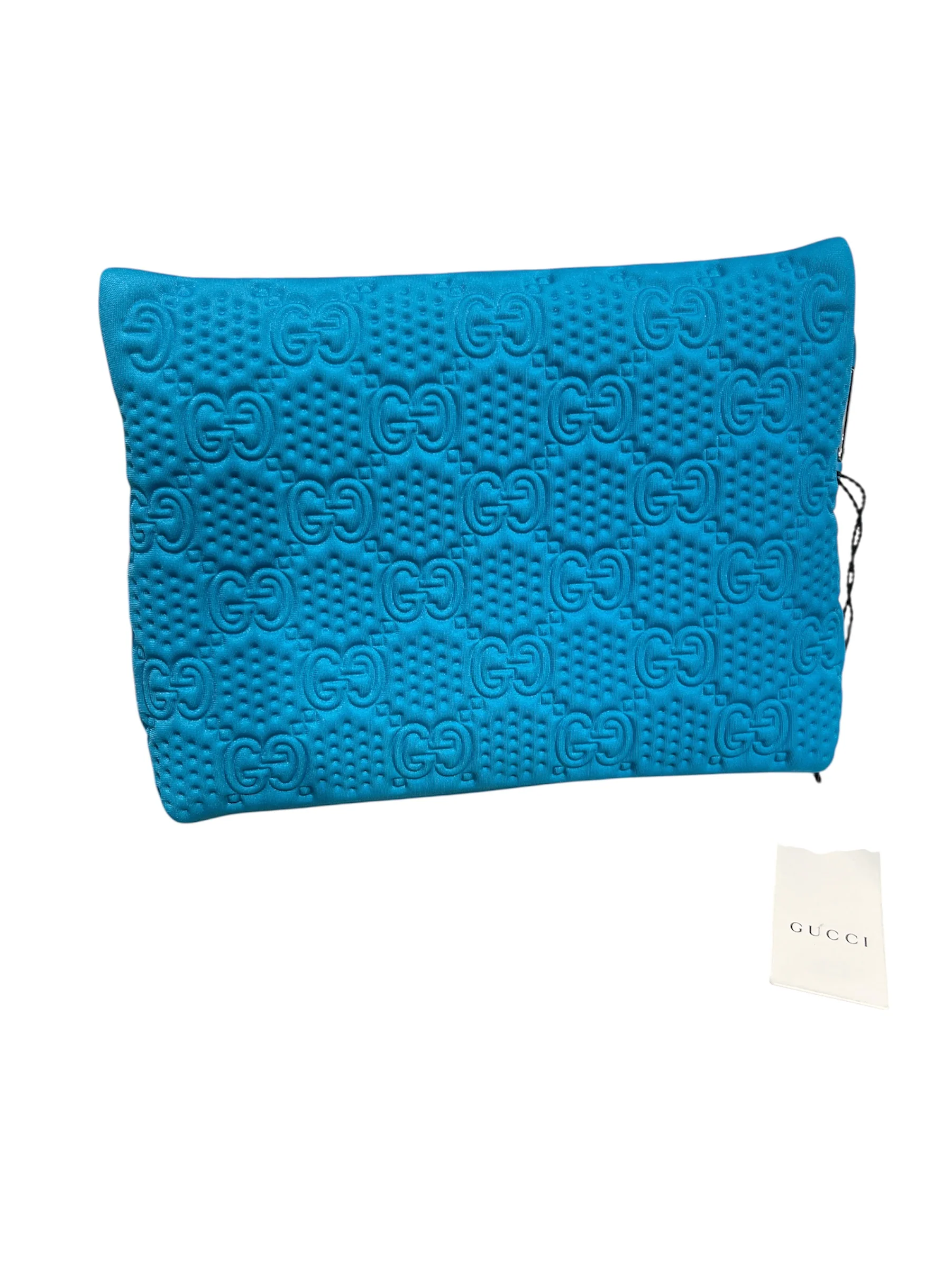 GUCCI/Pouch/Monogram/BLU/SCUBA POUCH