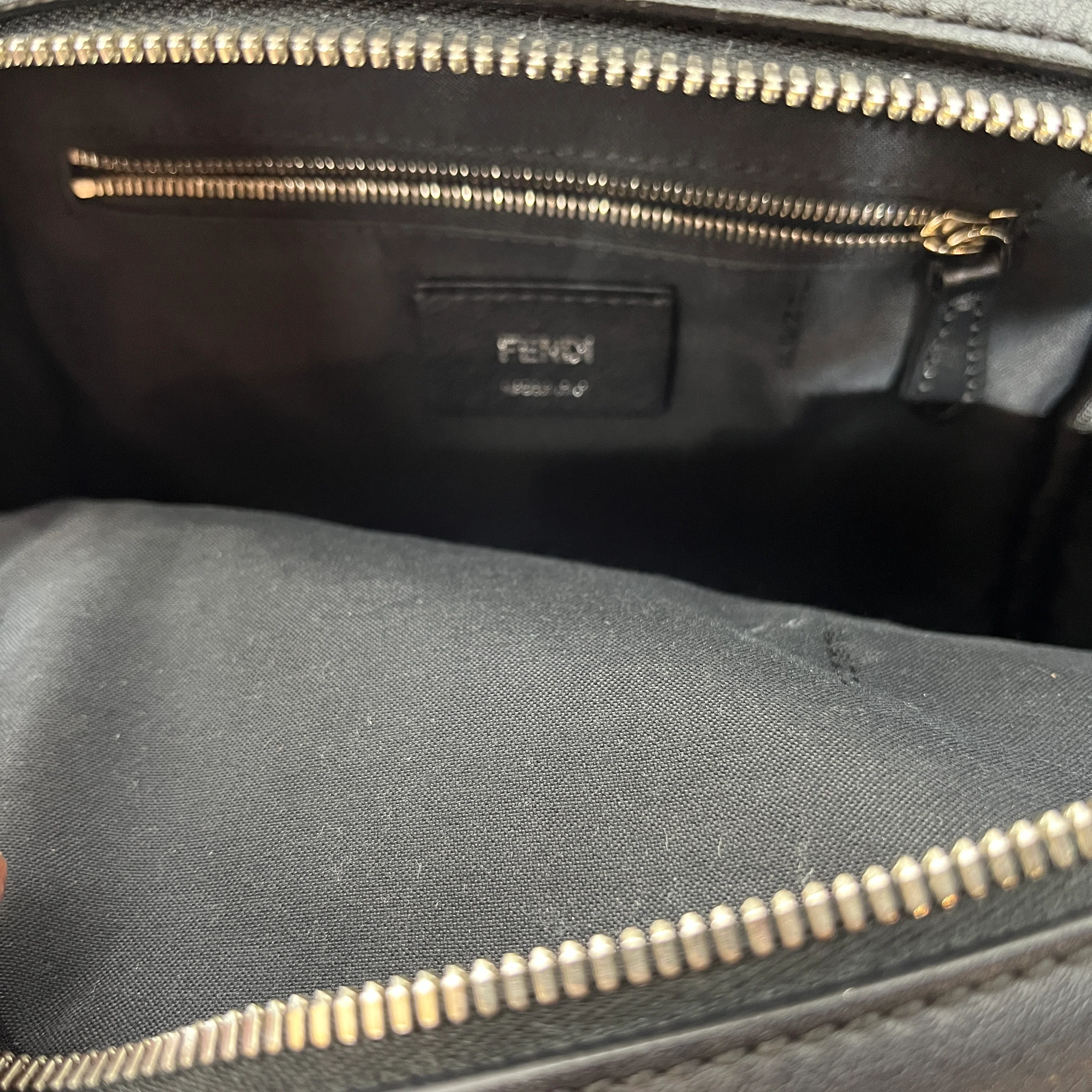 FENDI/Backpack/Leather/BLK/By The Way Pyramid Stud
