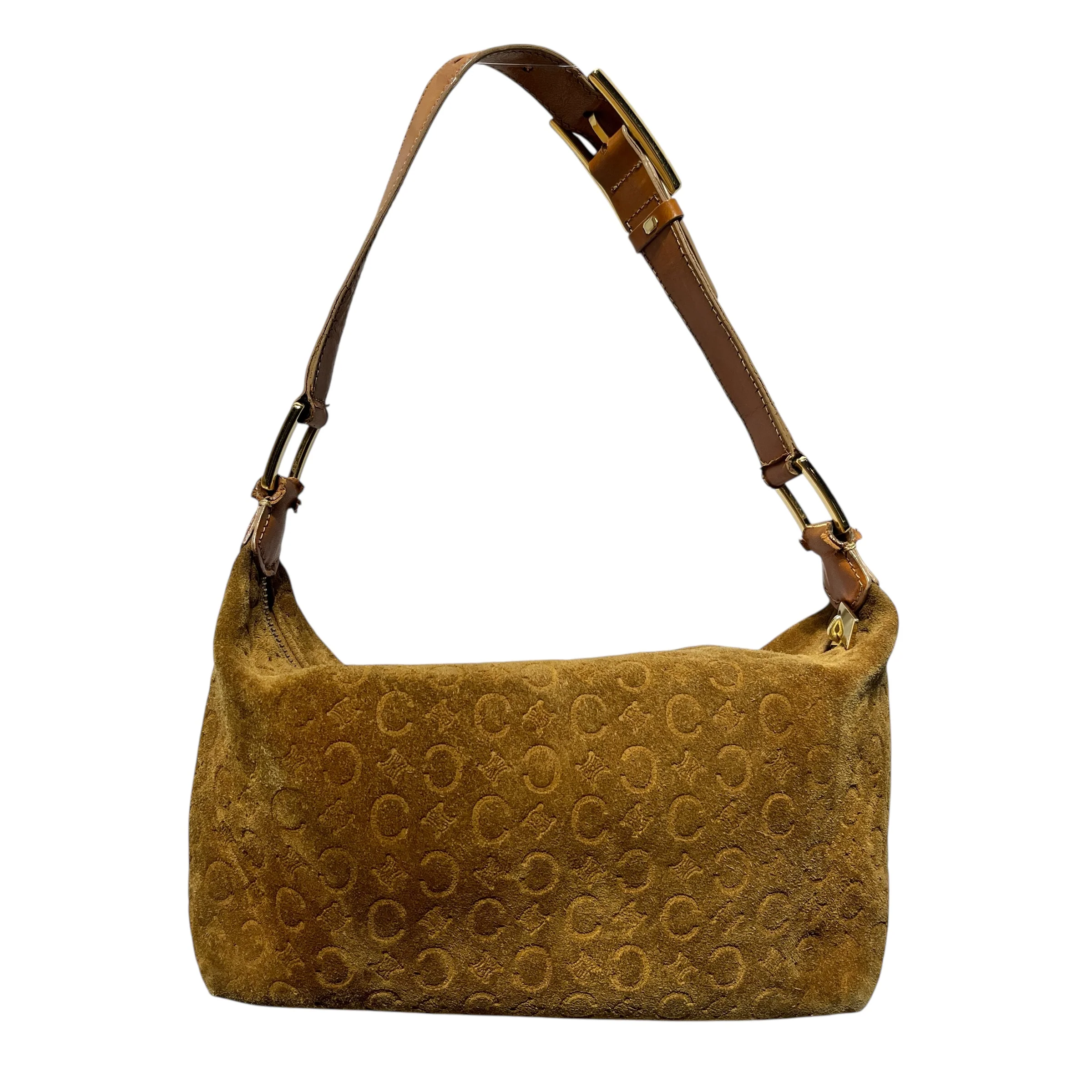 CELINE/Hand Bag/Suede/BRW/Macadam Sude