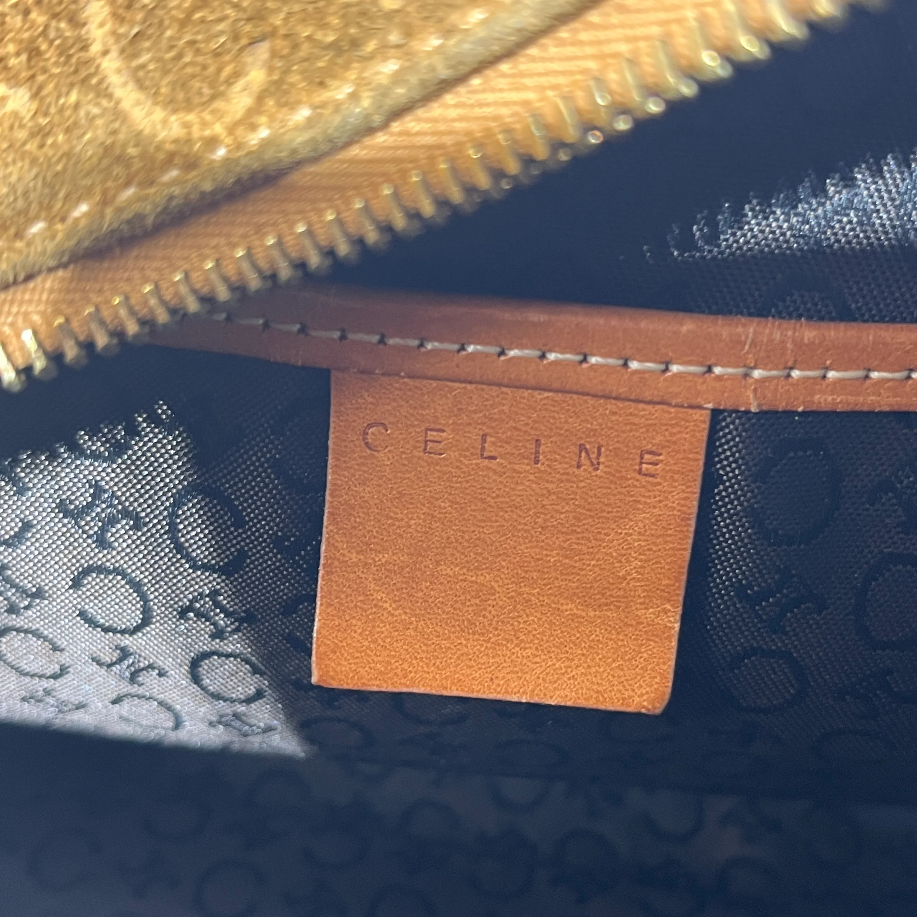 CELINE/Hand Bag/Suede/BRW/Macadam Sude