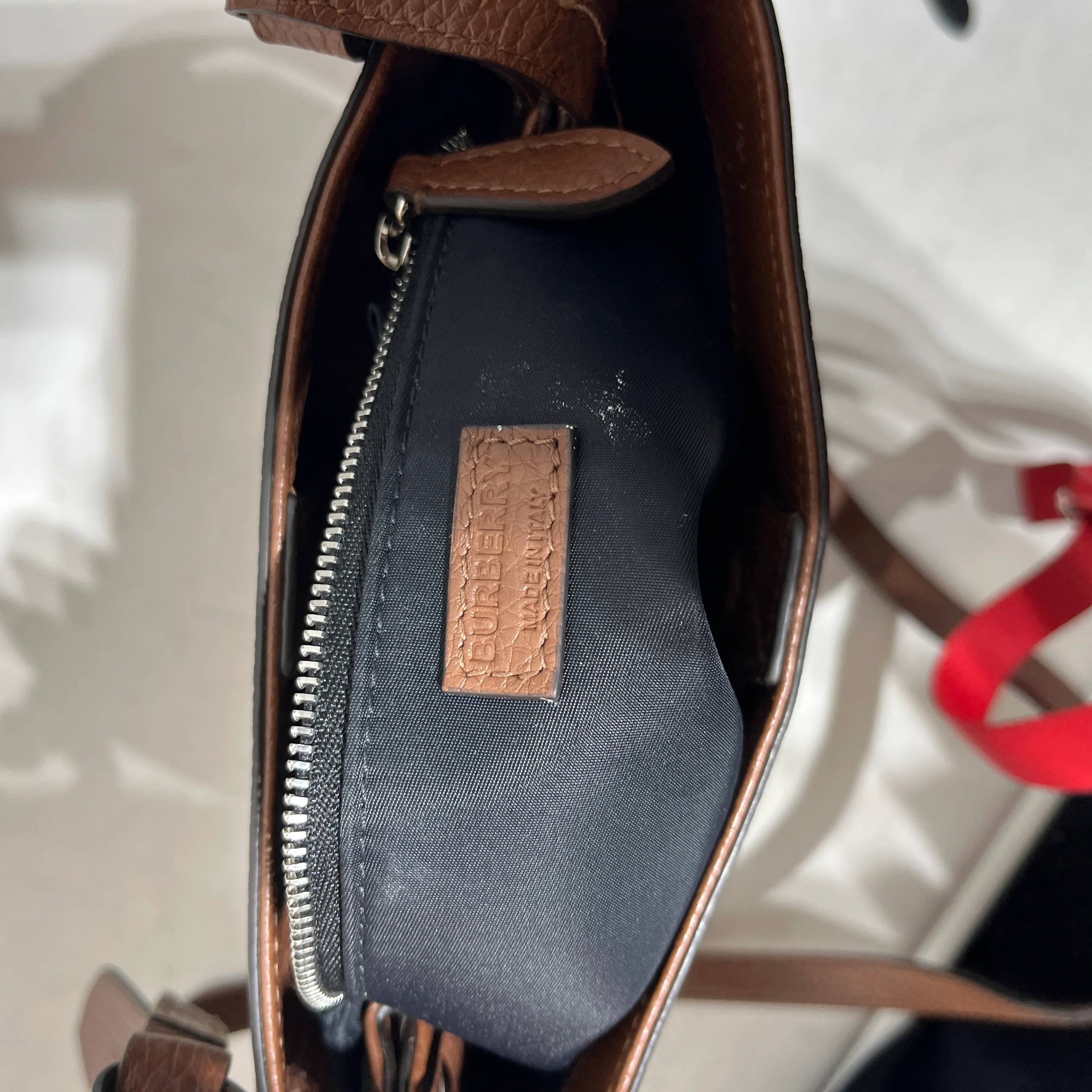 BURBERRY/Basket Bag/Lorne Bucket Bag