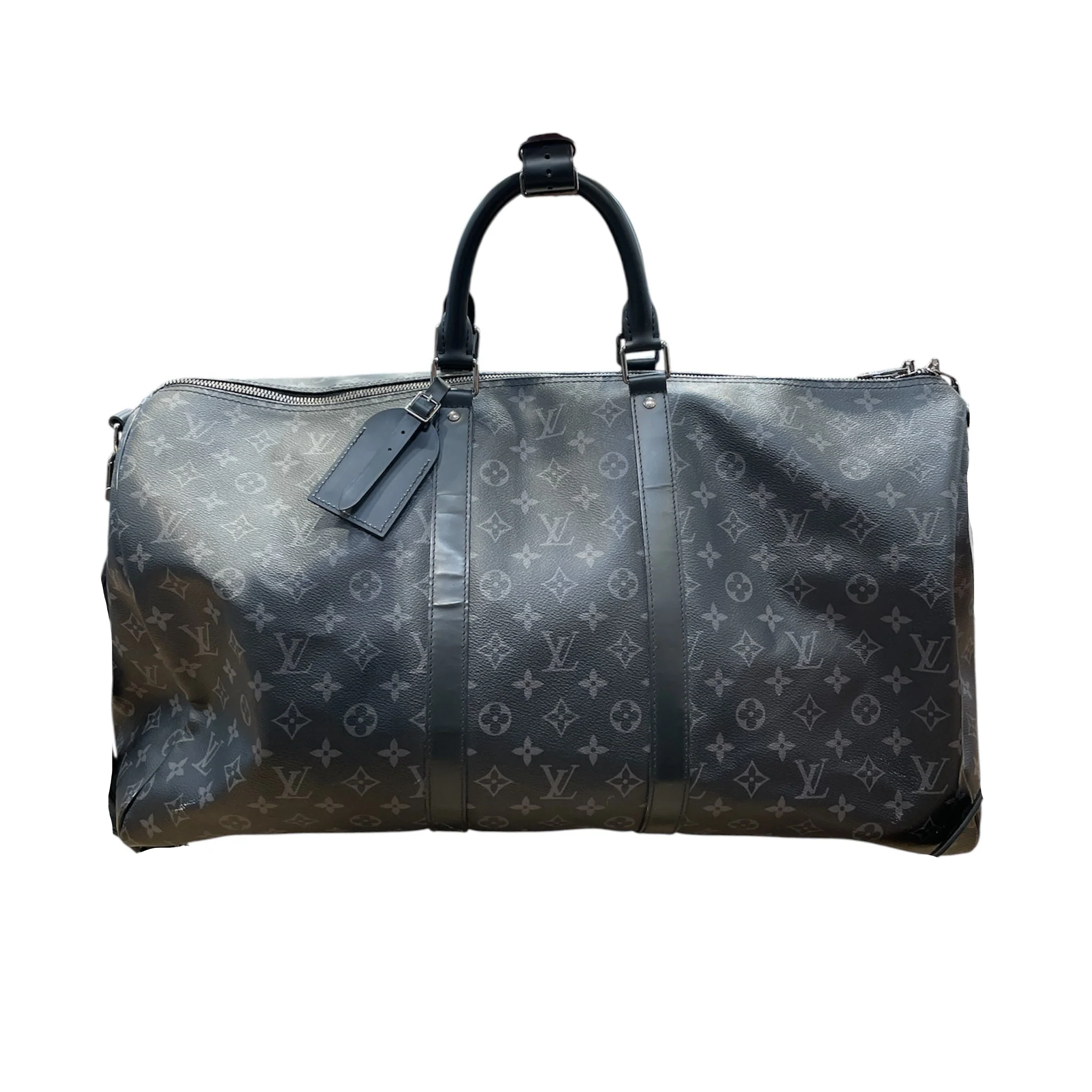 LOUIS VUITTON/Luggage/Monogram/Leather/BLK/Entrupy: 39KWRX7