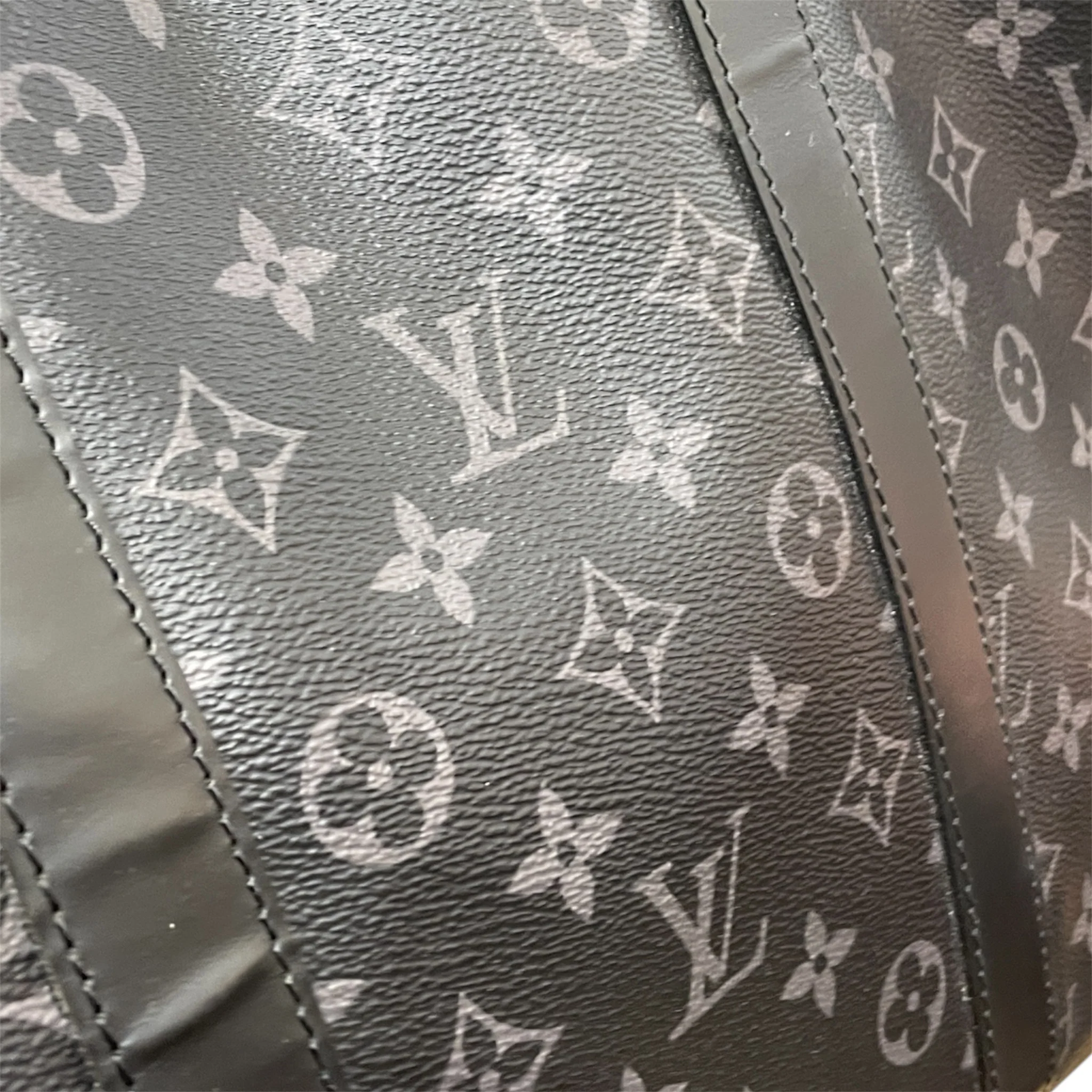 LOUIS VUITTON/Luggage/Monogram/Leather/BLK/Entrupy: 39KWRX7