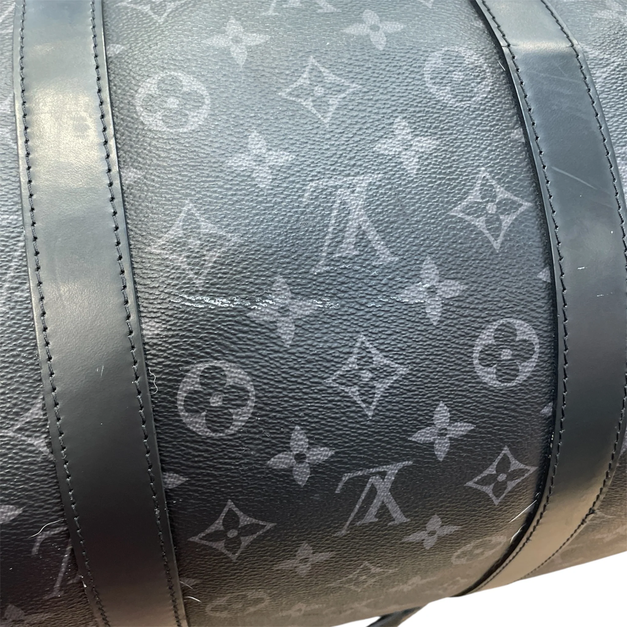 LOUIS VUITTON/Luggage/Monogram/Leather/BLK/Entrupy: 39KWRX7