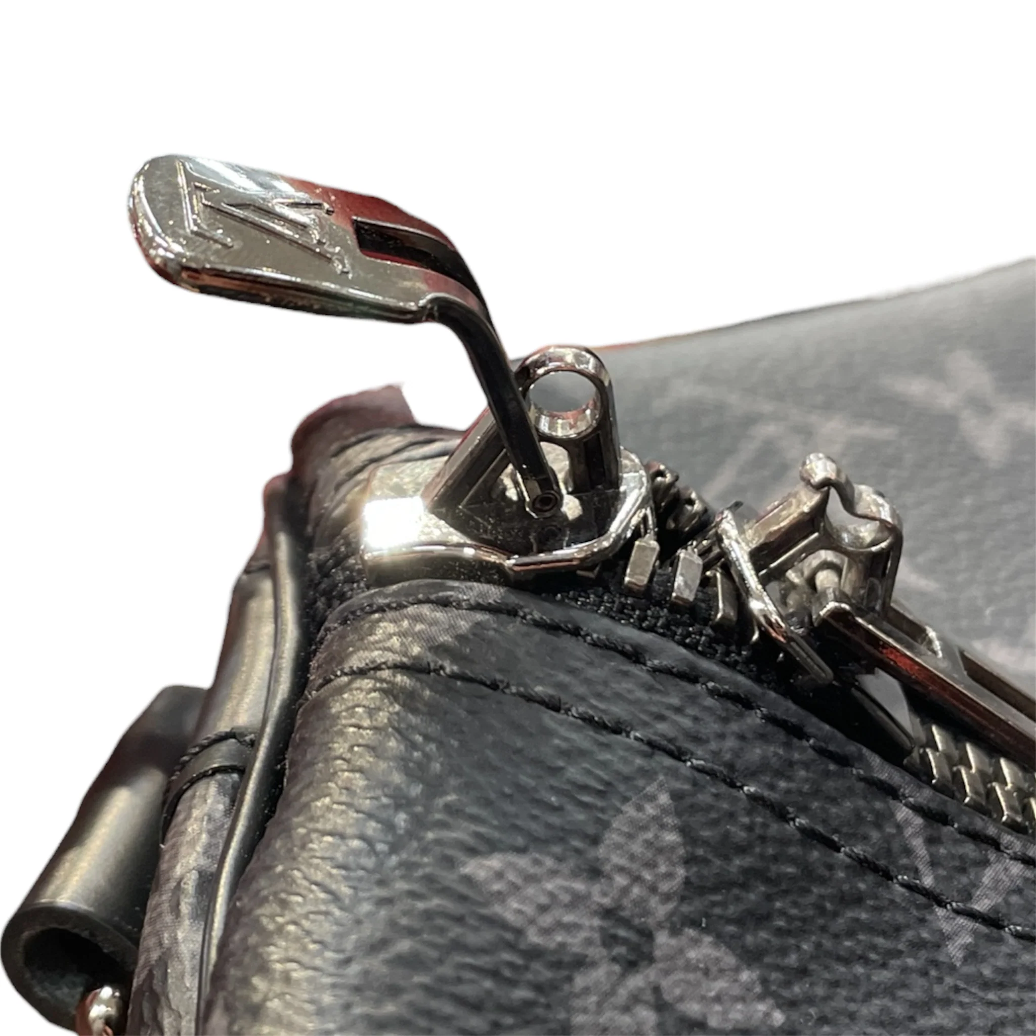 LOUIS VUITTON/Luggage/Monogram/Leather/BLK/Entrupy: 39KWRX7