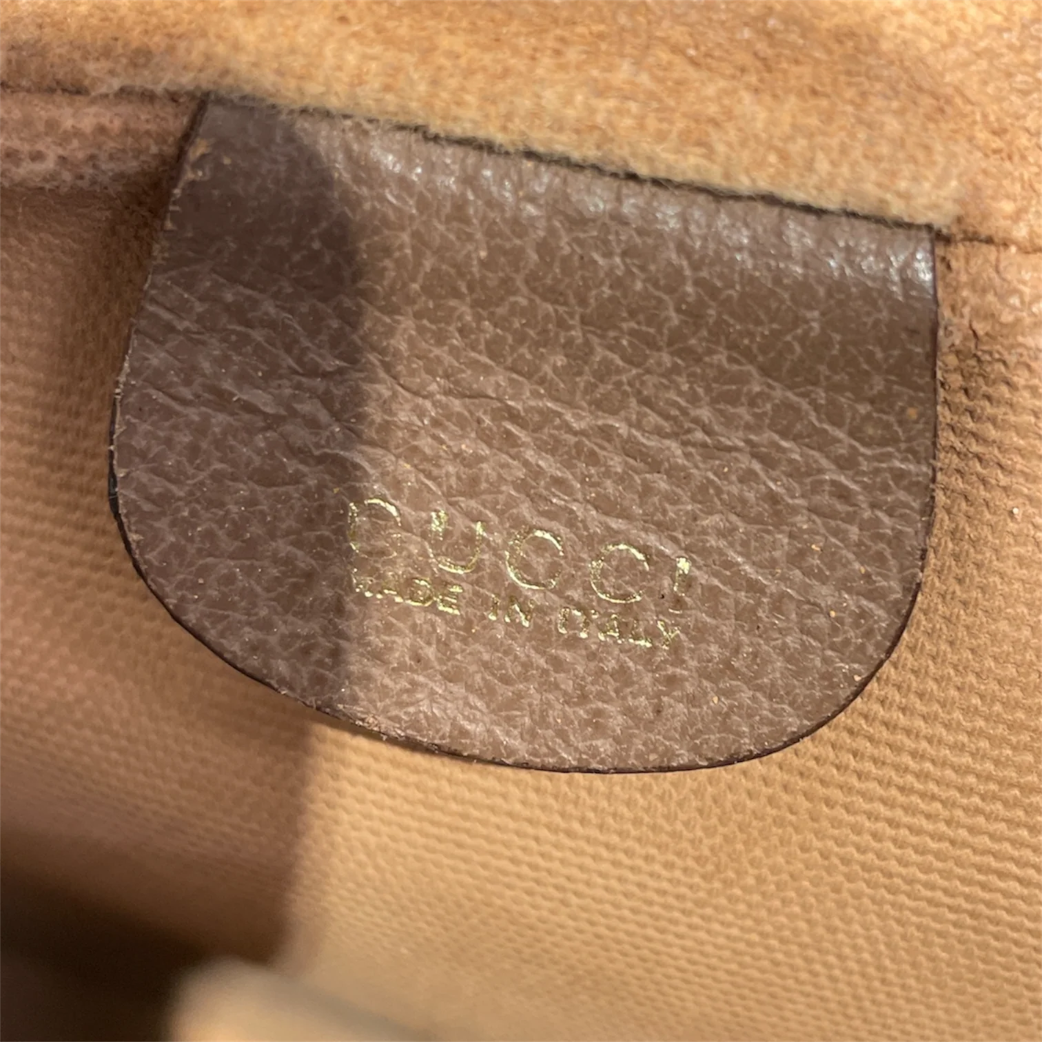 GUCCI/Clutch Bag/Monogram/Leather/BRW/GG SUPREME CLUTCH BAG