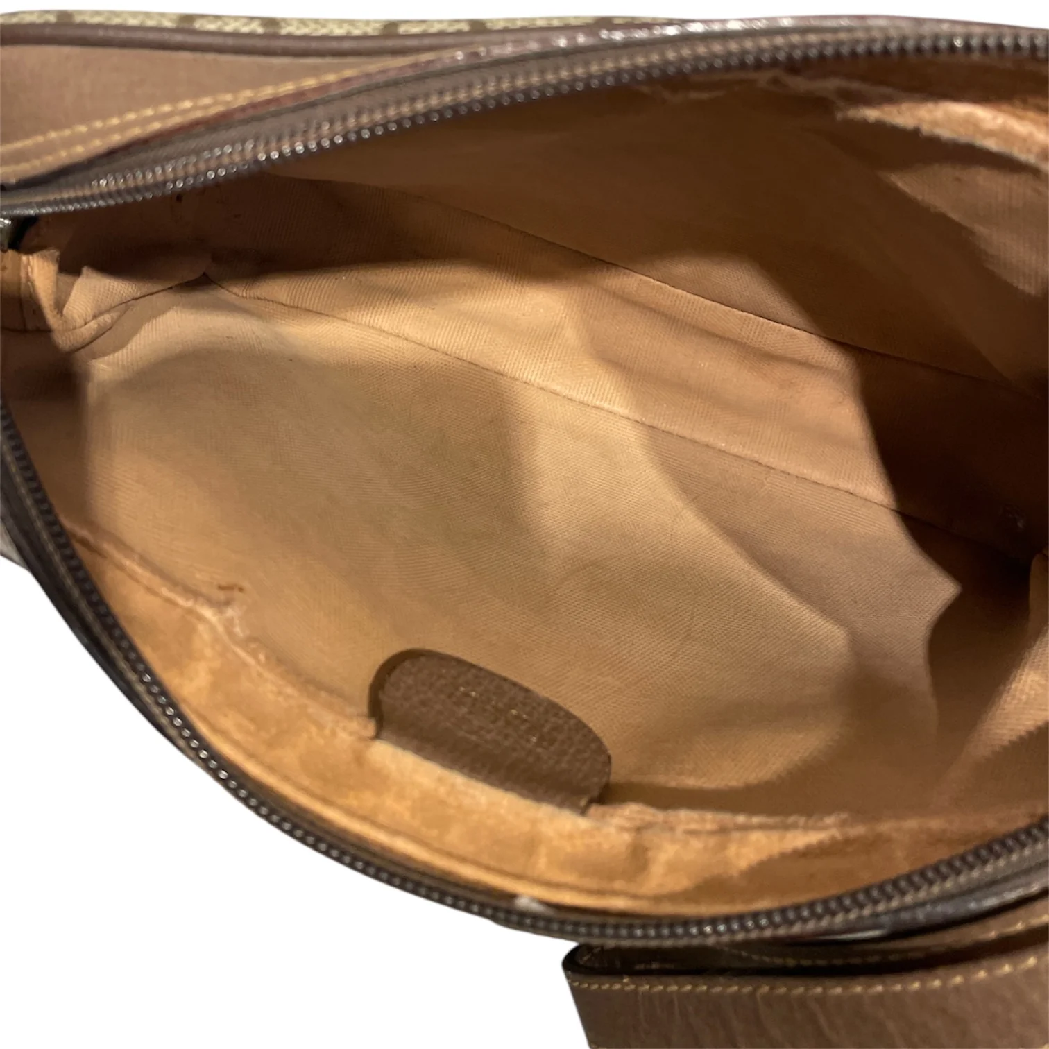 GUCCI/Clutch Bag/Monogram/Leather/BRW/GG SUPREME CLUTCH BAG