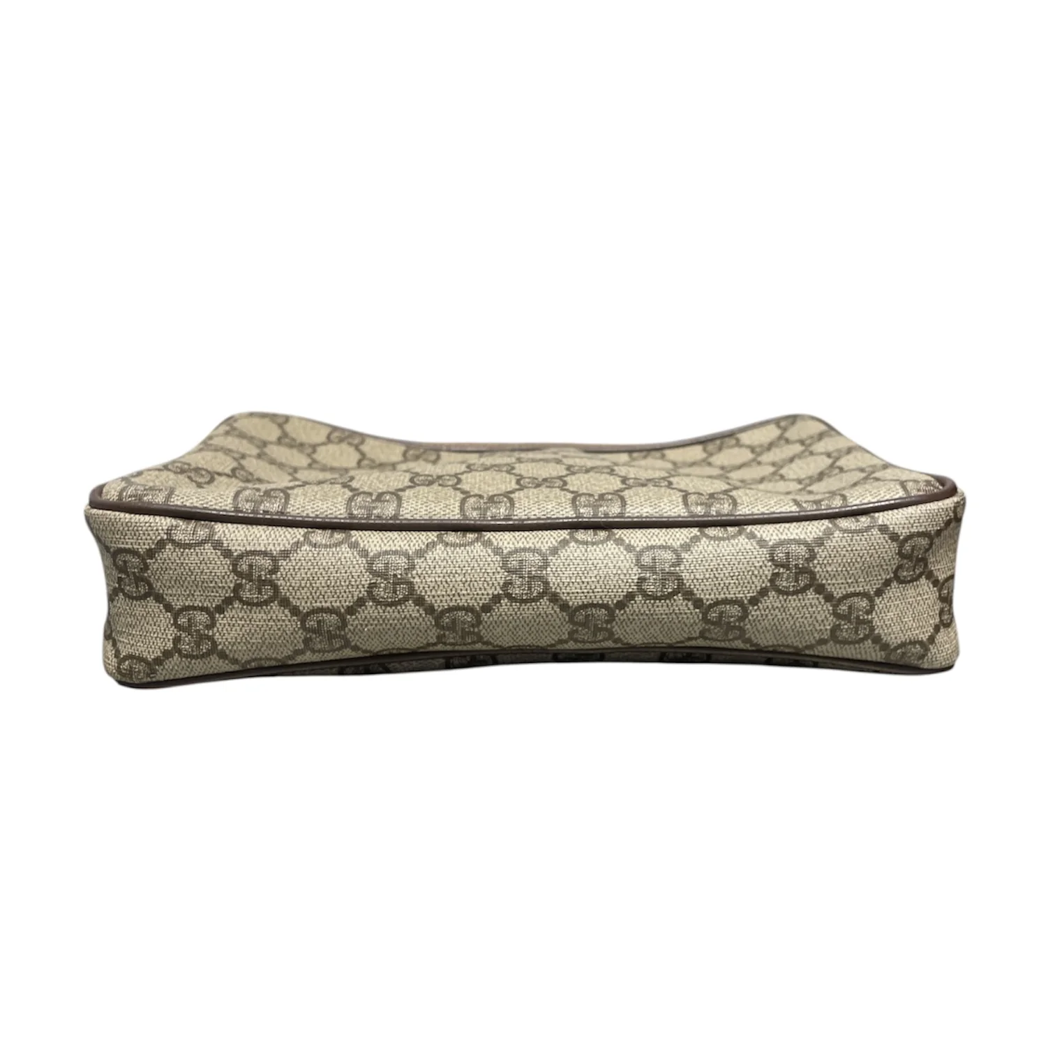 GUCCI/Clutch Bag/Monogram/Leather/BRW/GG SUPREME CLUTCH BAG