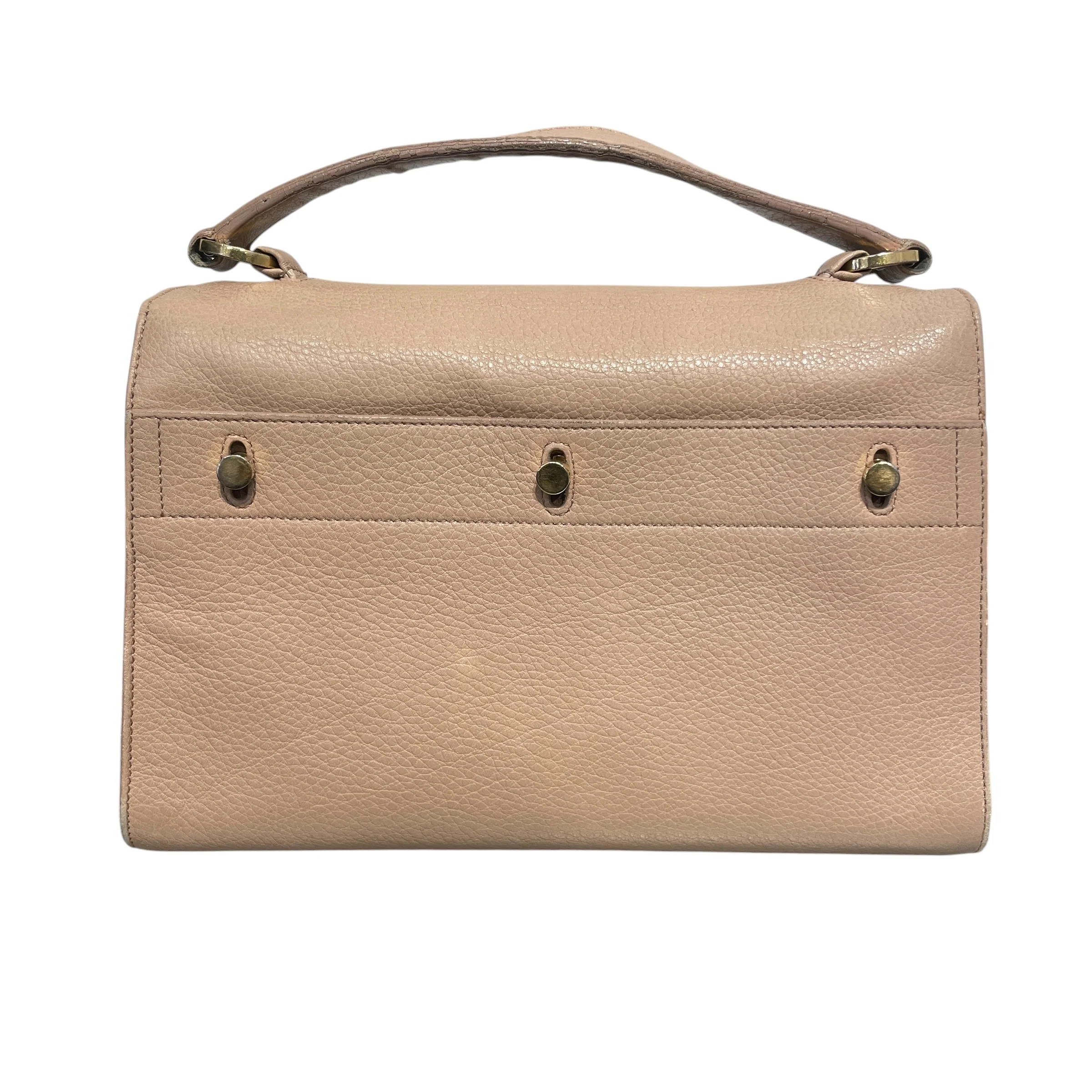 YVES SAINT LAURENT/Cross Body Bag/Leather/BEG/
