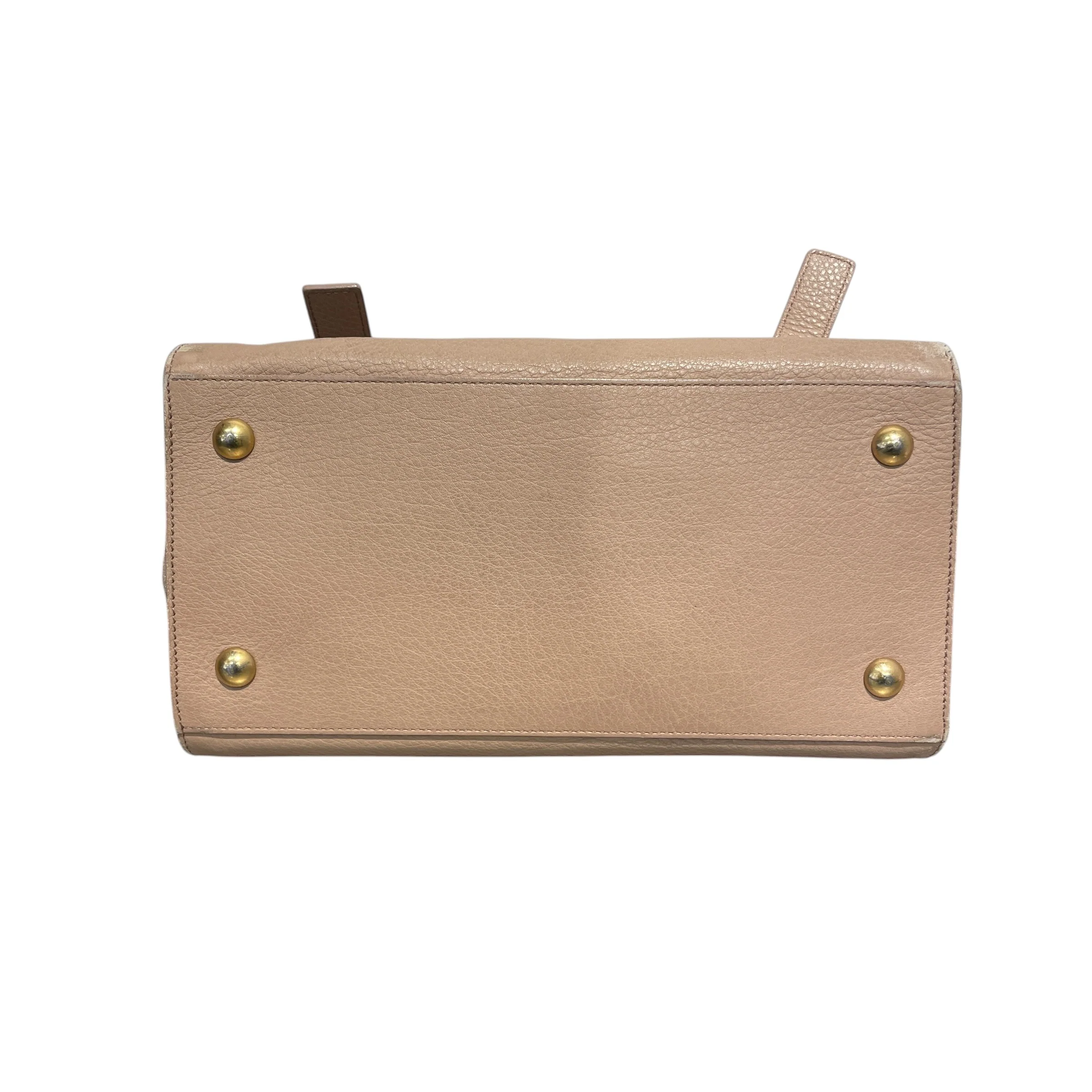 YVES SAINT LAURENT/Cross Body Bag/Leather/BEG/