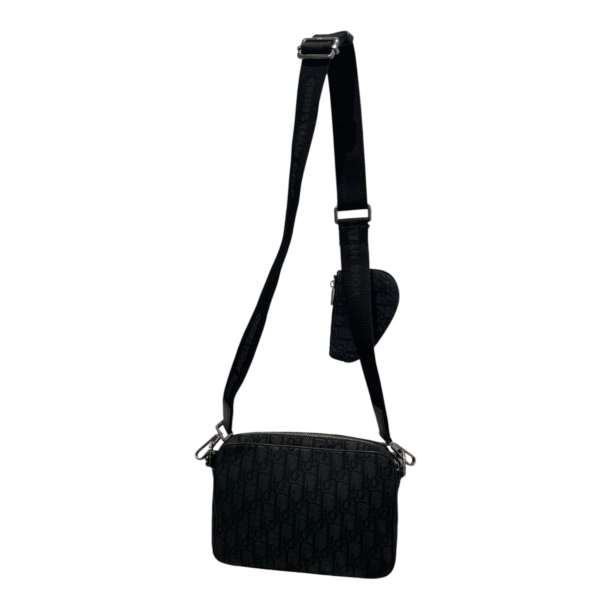 Christian Dior/Cross Body Bag/Monogram/GRY/SAFARI MONO