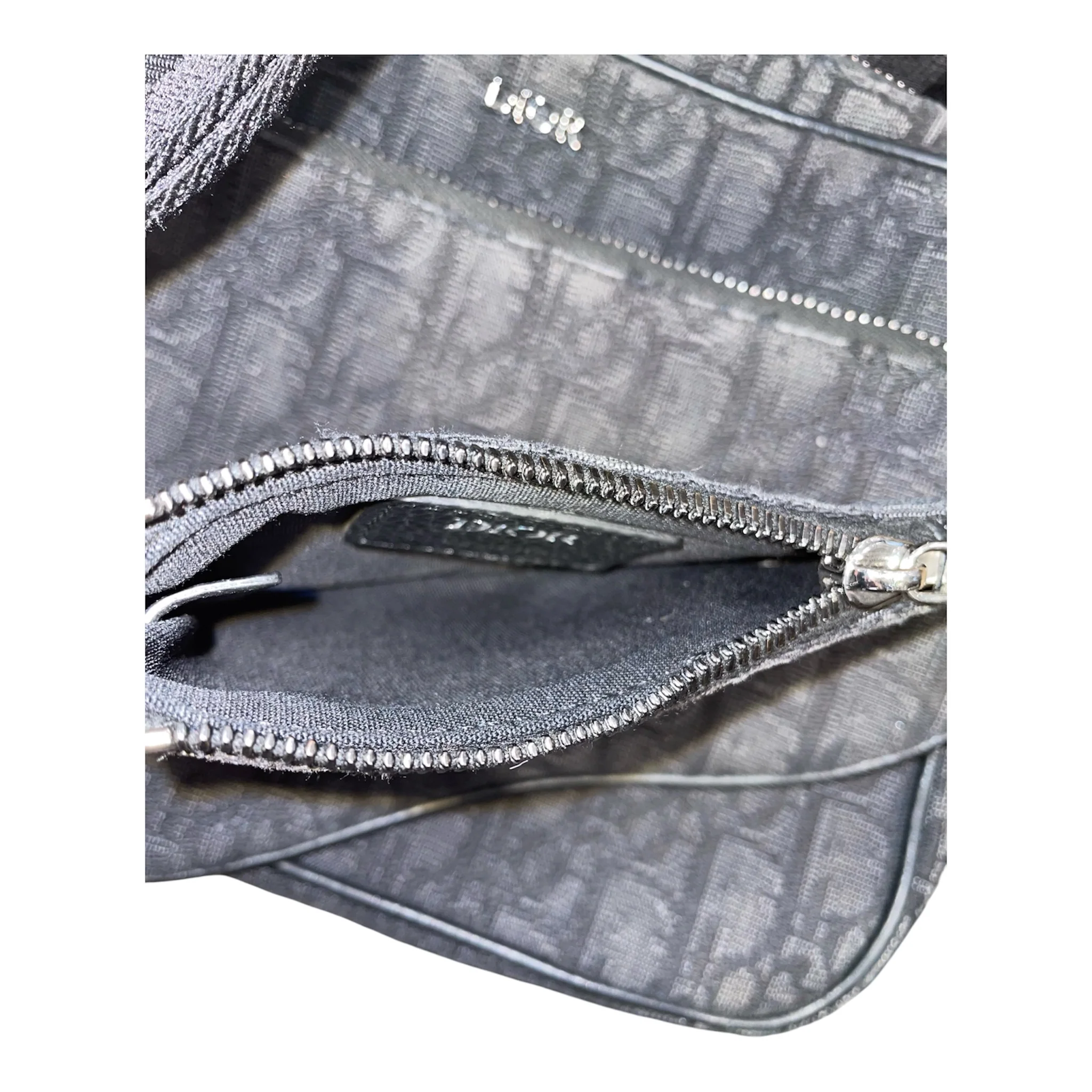 Christian Dior/Cross Body Bag/Monogram/GRY/SAFARI MONO